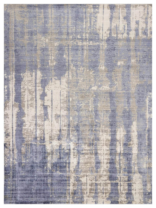 KAS Indulge 0802 Grey Blue Transitional Loom Rug - Rugs - KAS - Atlanta Designer Rugs