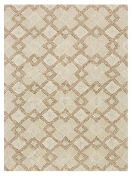 KAS Eternity 1055 Ivory Contemporary Tufted Rug - Rugs - KAS - Atlanta Designer Rugs