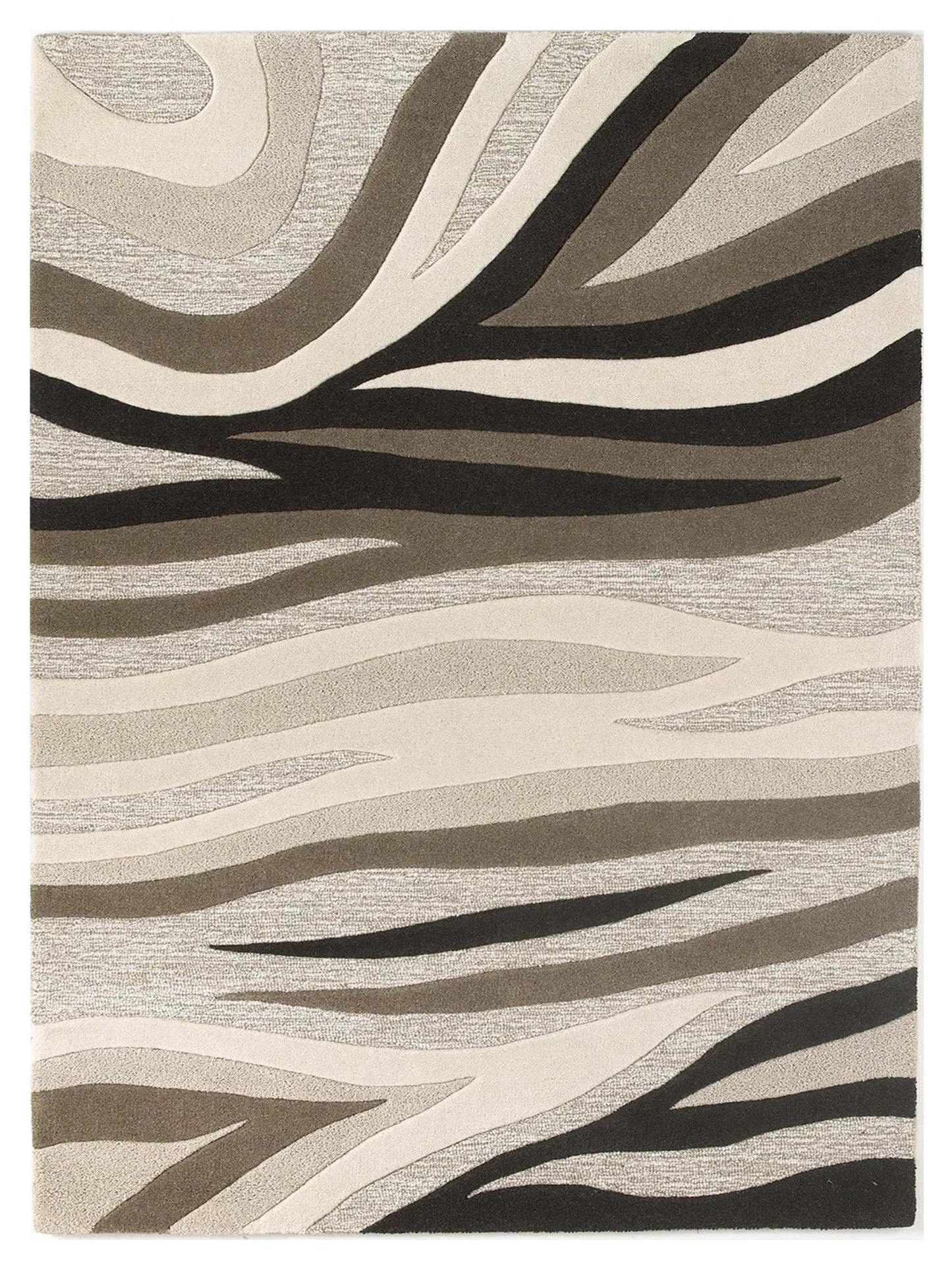 KAS Eternity 1083 Natural Contemporary Tufted Rug - Rugs - KAS - Atlanta Designer Rugs