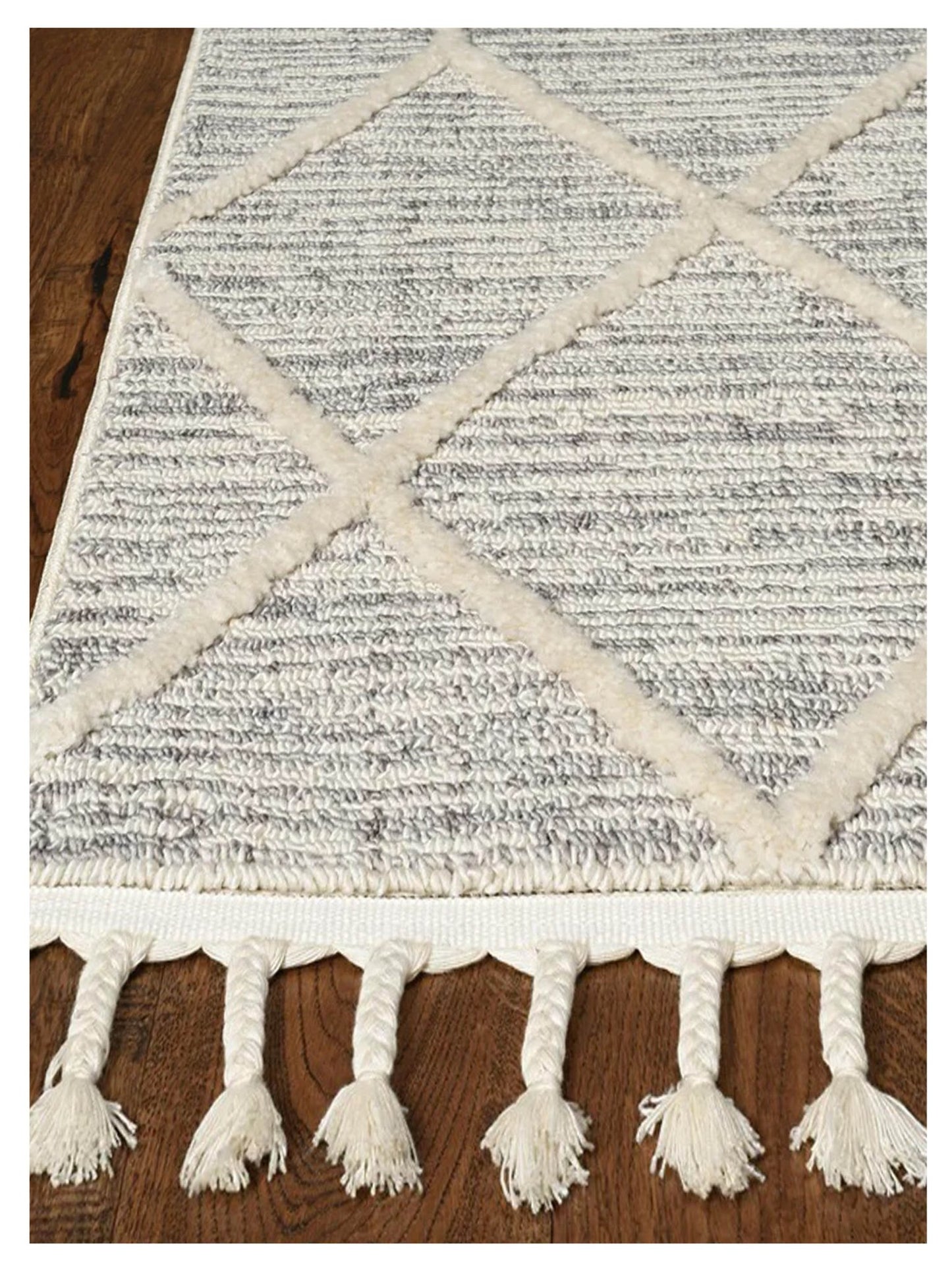 KAS Willow 1102 Ivory Grey Transitional Machinemade Rug - Rugs - KAS - Atlanta Designer Rugs