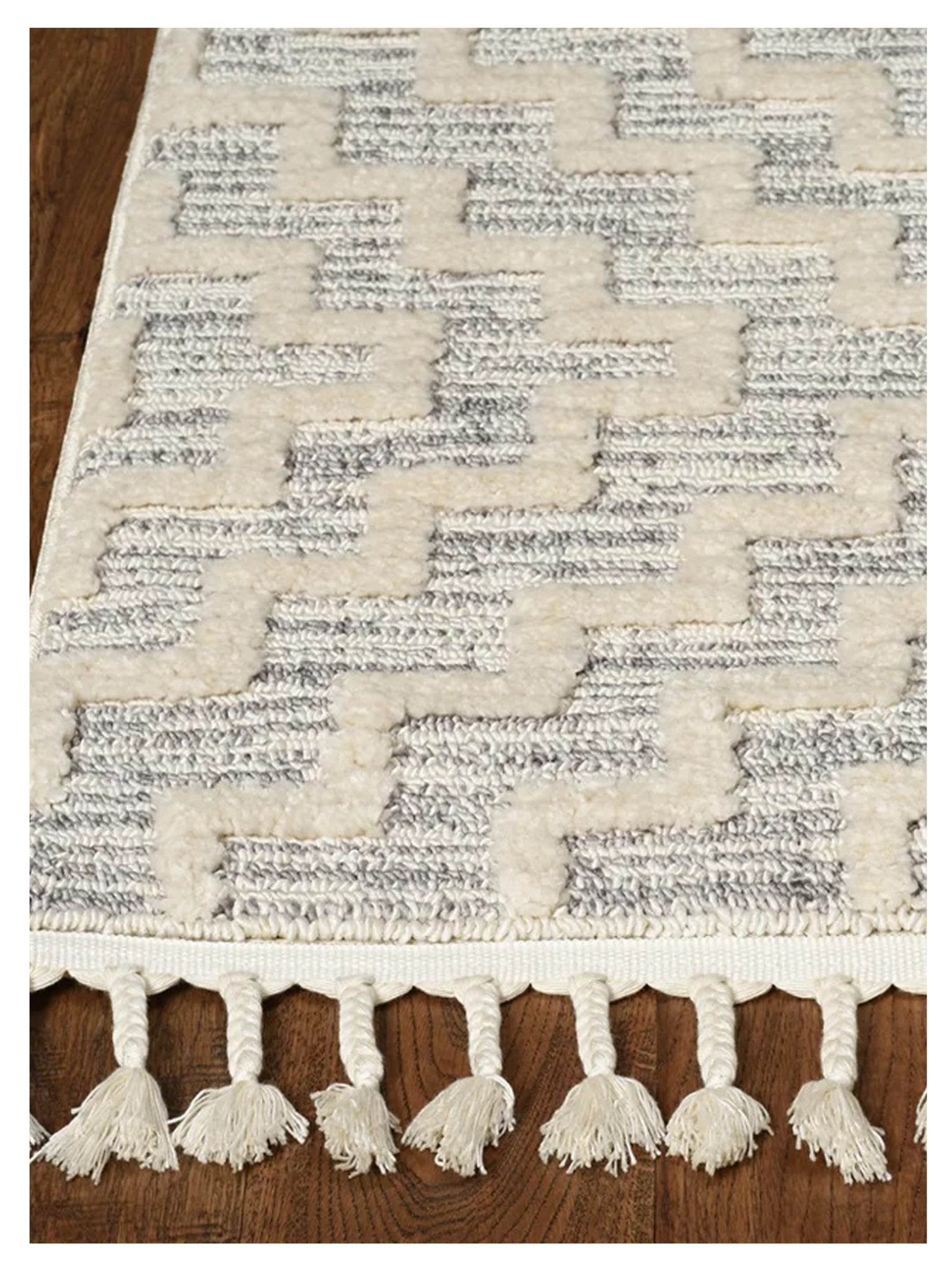 KAS Willow 1104 Ivory Grey Transitional Machinemade Rug - Rugs - KAS - Atlanta Designer Rugs