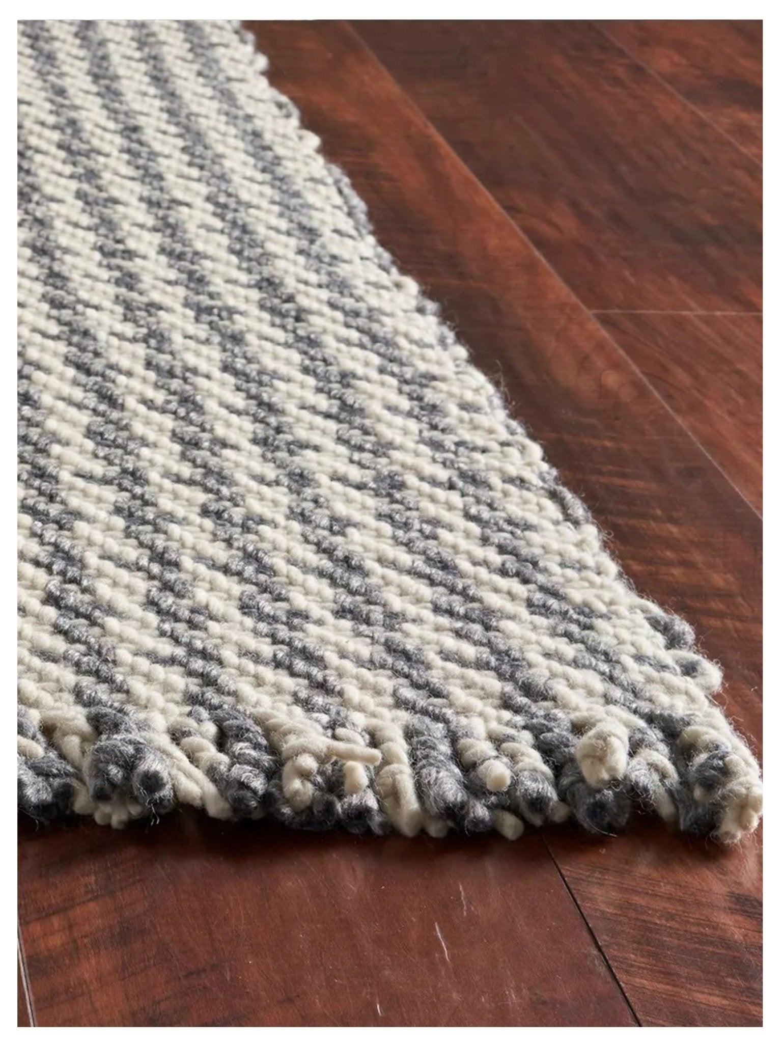 KAS Maui 1342 Ivory Grey Casual Woven Rug - Rugs - KAS - Atlanta Designer Rugs