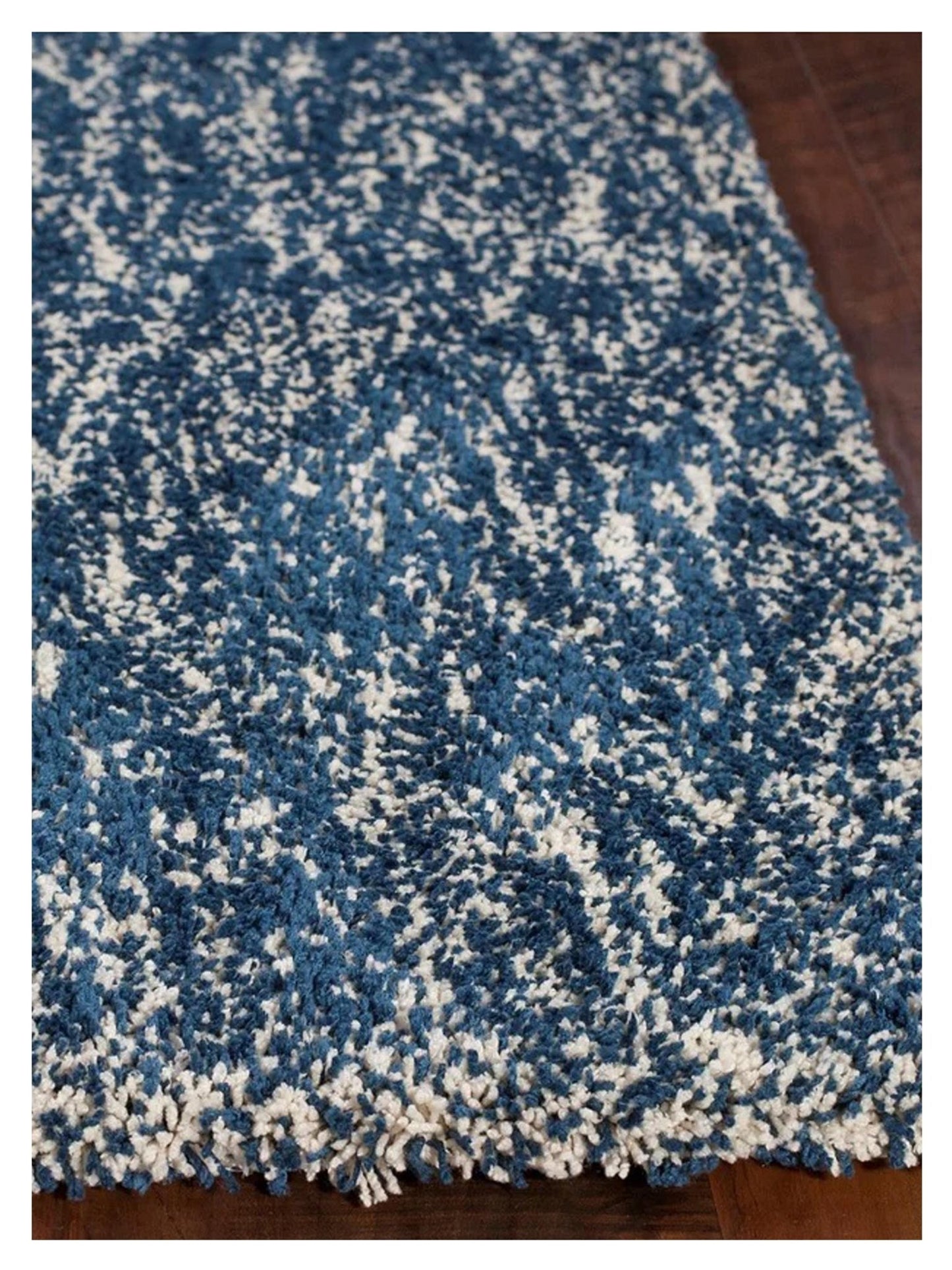 KAS BLISS 1589 Indigo Ivory Heather Casual Woven Rug - Rugs - KAS - Atlanta Designer Rugs