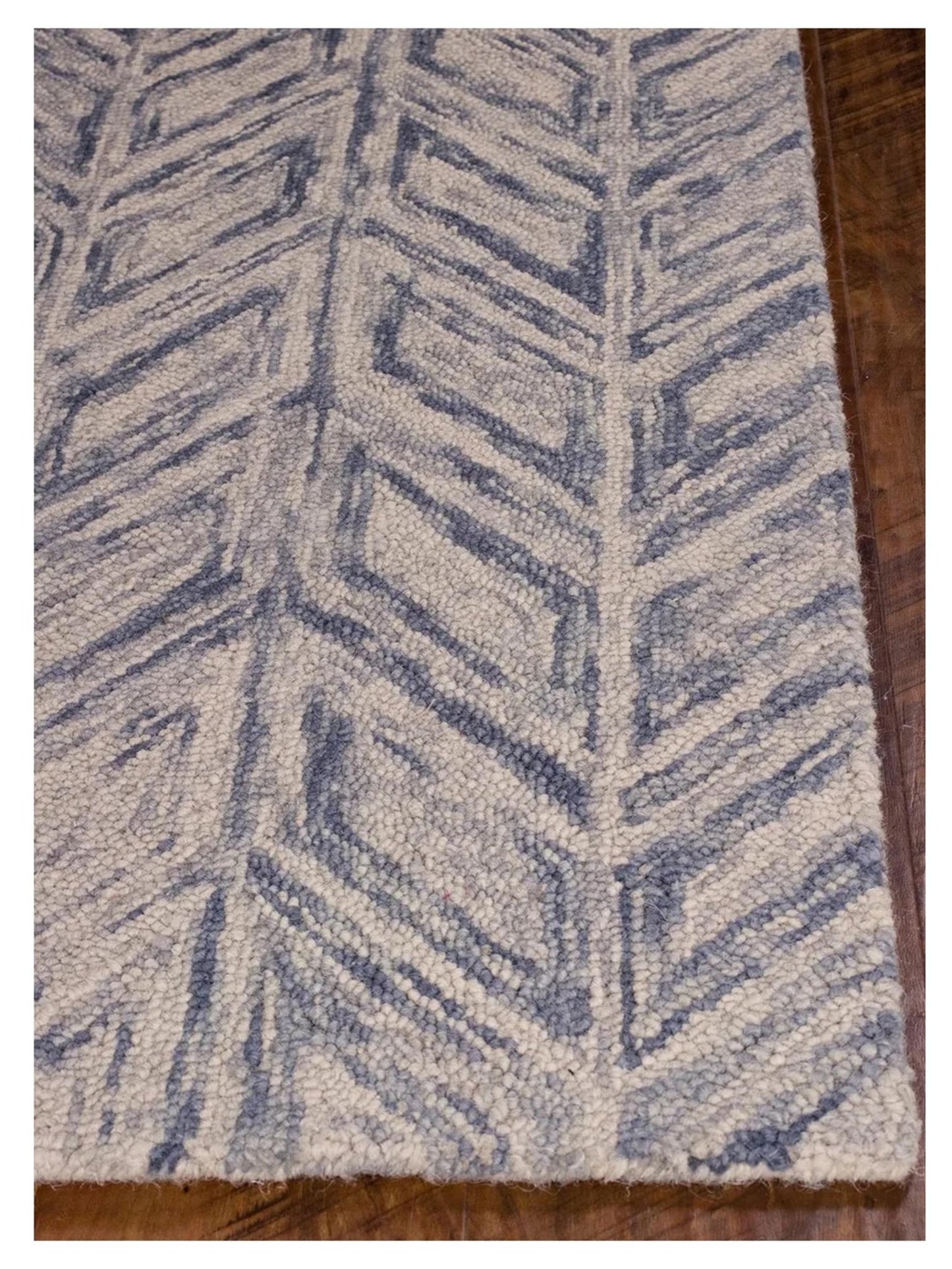 KAS Gramercy 1611 Blue Transitional Tufted Rug - Rugs - KAS - Atlanta Designer Rugs