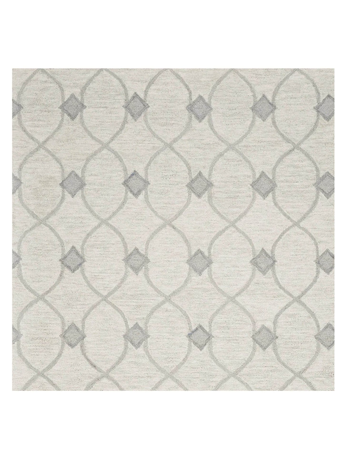 KAS Gramercy 1636 Ivory Transitional Tufted Rug - Rugs - KAS - Atlanta Designer Rugs