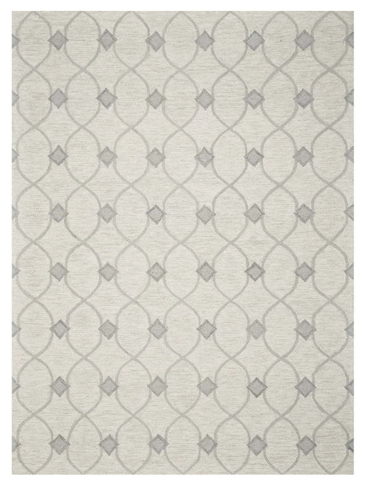 KAS Gramercy 1636 Ivory Transitional Tufted Rug - Rugs - KAS - Atlanta Designer Rugs