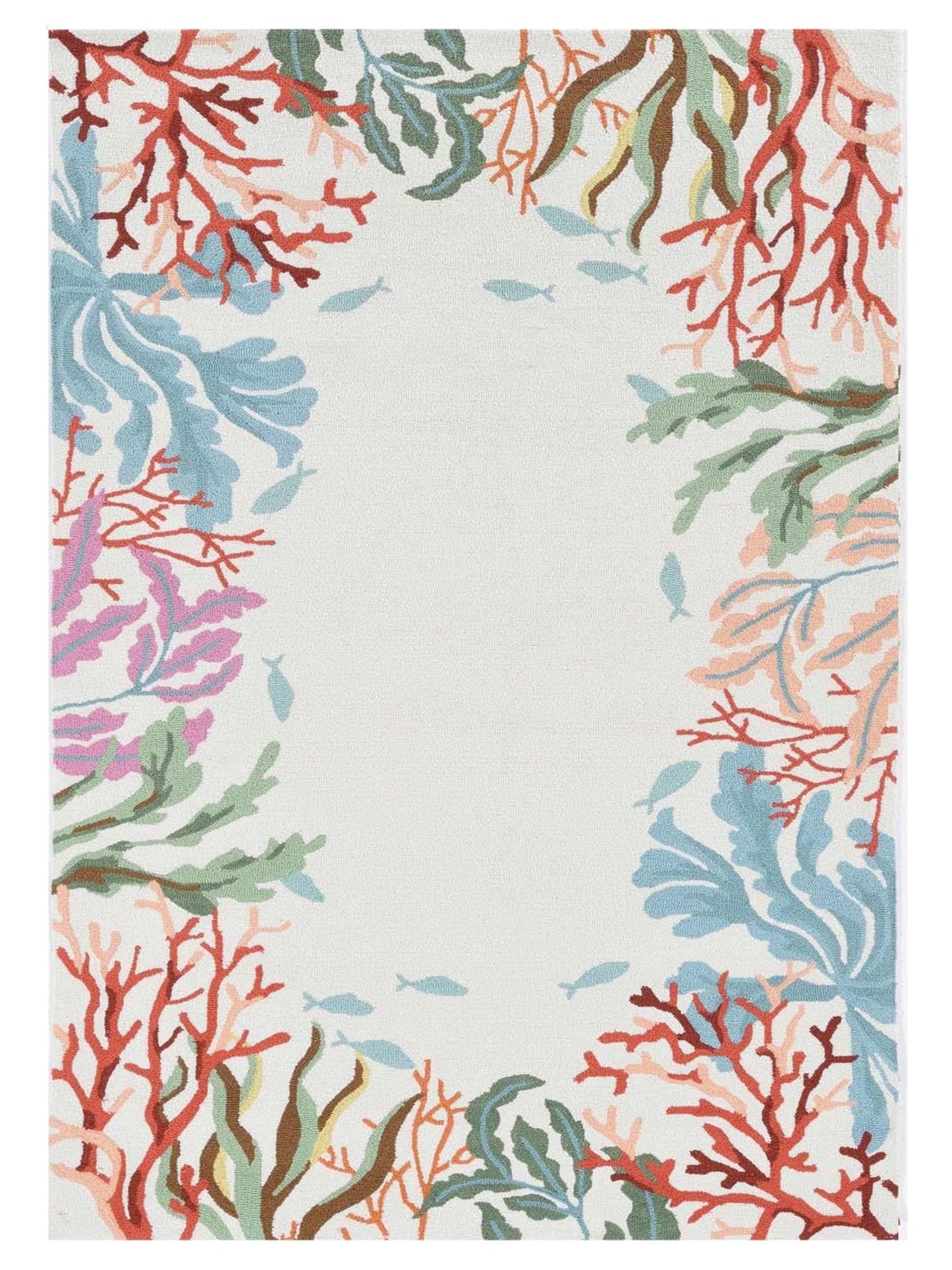 KAS Sonesta 2013 Ivory Florals & Tropicals Tufted Rug - Rugs - KAS - Atlanta Designer Rugs