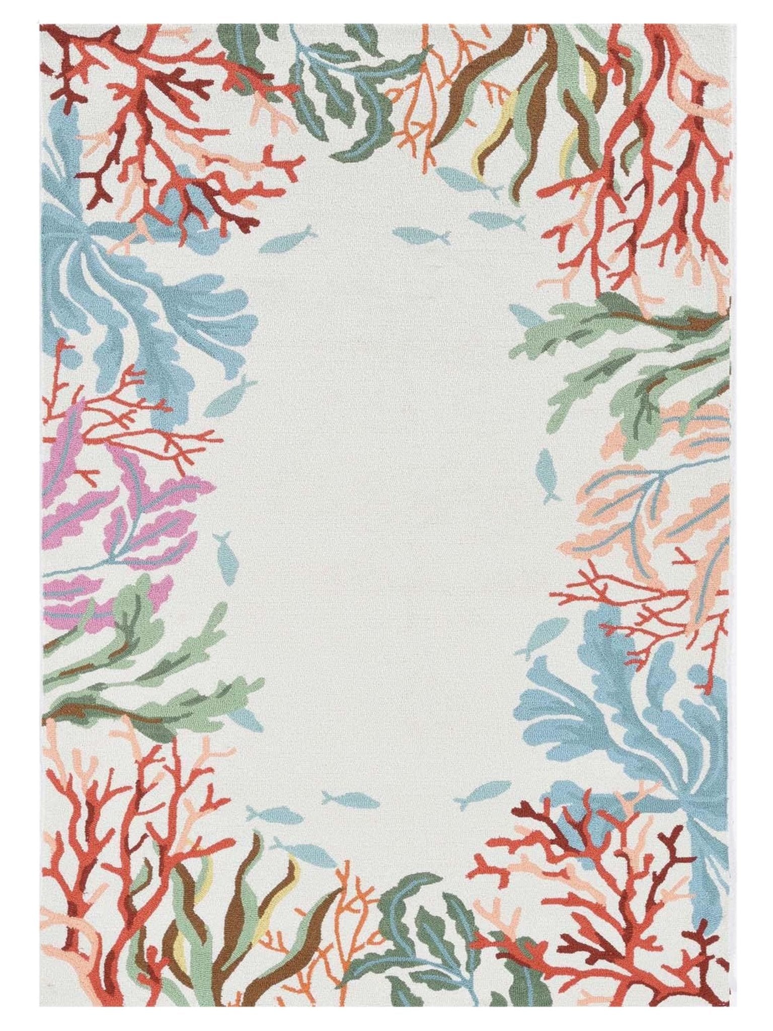 KAS Sonesta 2013 Ivory Florals & Tropicals Tufted Rug - Rugs - KAS - Atlanta Designer Rugs