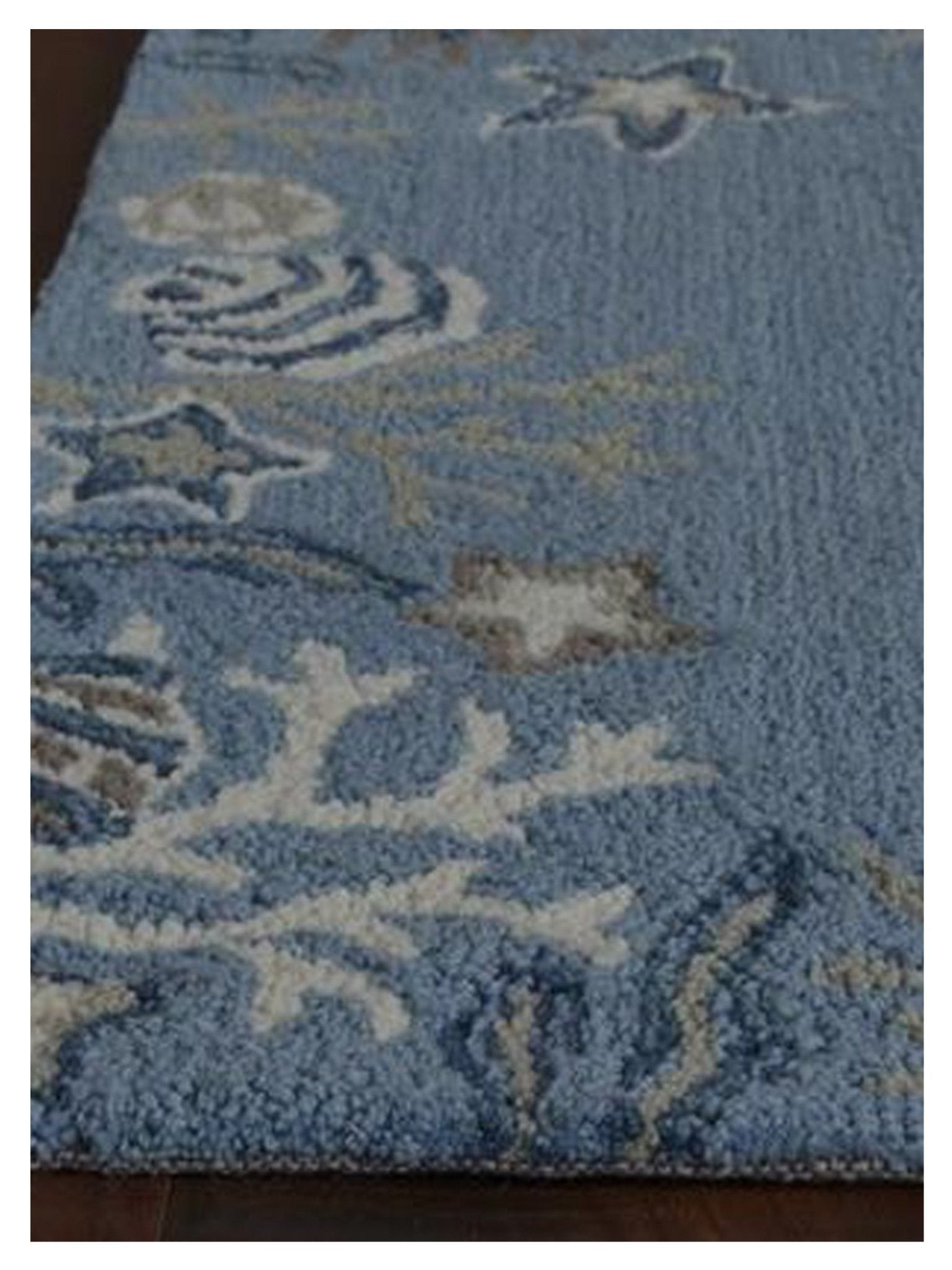 KAS Sonesta 2024 Sea Blue Coastal Tufted Rug - Rugs - KAS - Atlanta Designer Rugs