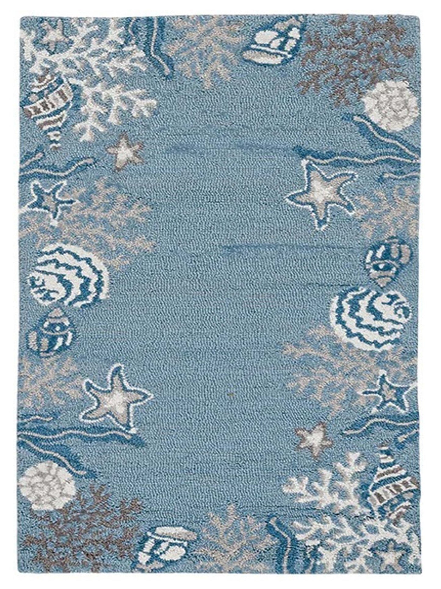 KAS Sonesta 2024 Sea Blue Coastal Tufted Rug - Rugs - KAS - Atlanta Designer Rugs