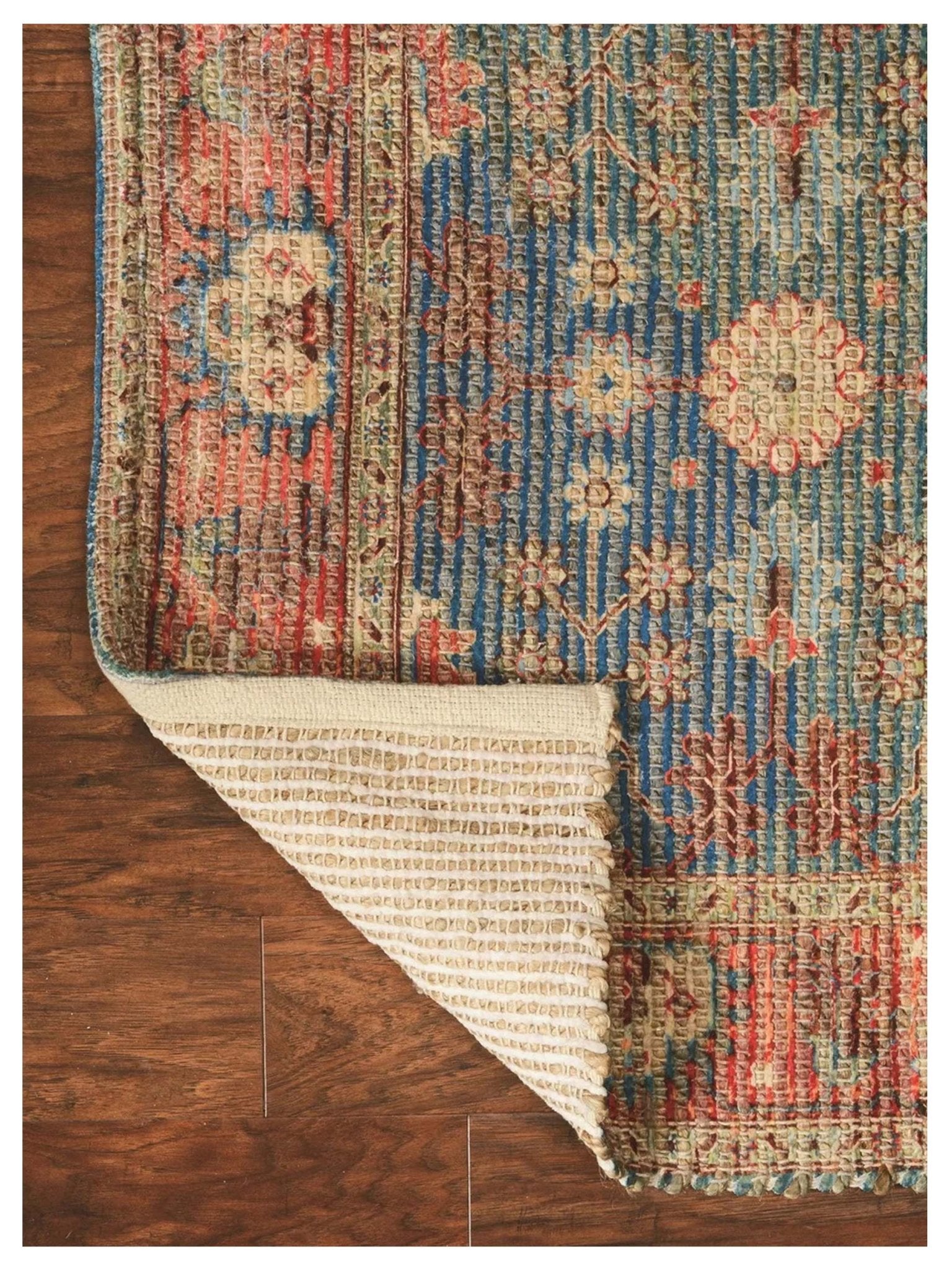 KAS MORRIS 2227 Blue Red Traditional Woven Rug - Rugs - KAS - Atlanta Designer Rugs