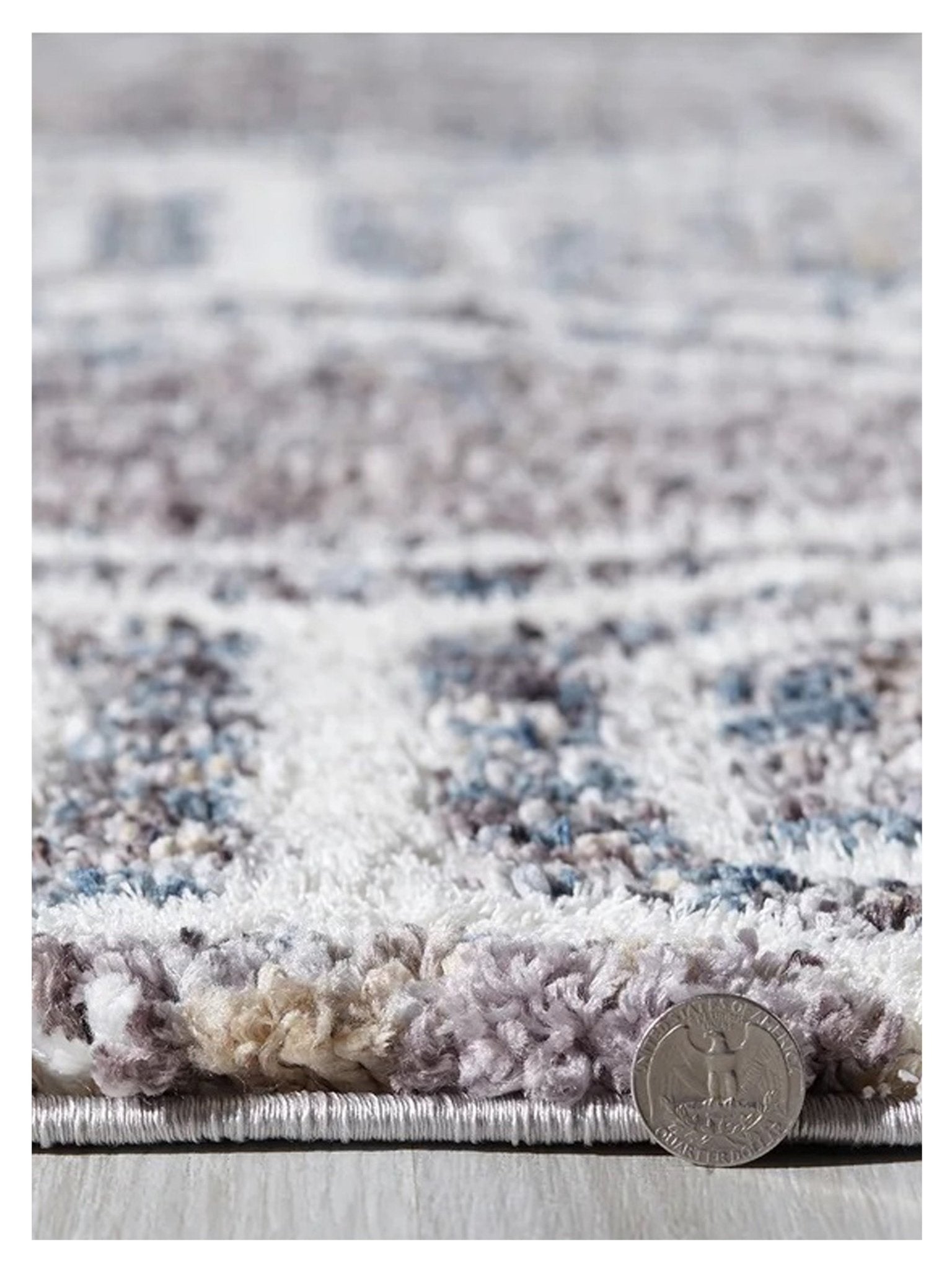 KAS Bungalow 2303 Grey Teal Transitional Machinemade Rug - Rugs - KAS - Atlanta Designer Rugs