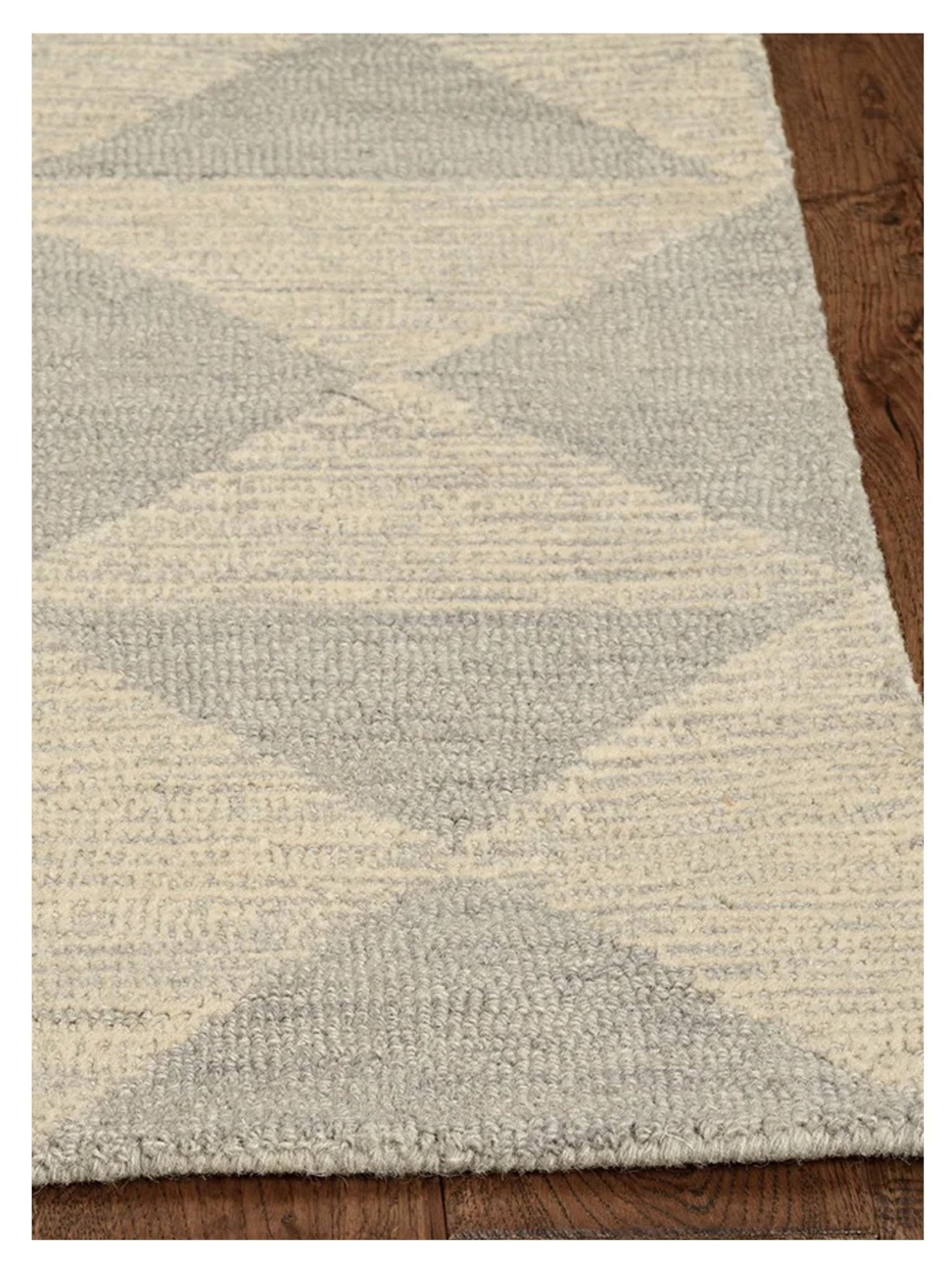 KAS Hudson 2464 Ivory Transitional Tufted Rug - Rugs - KAS - Atlanta Designer Rugs