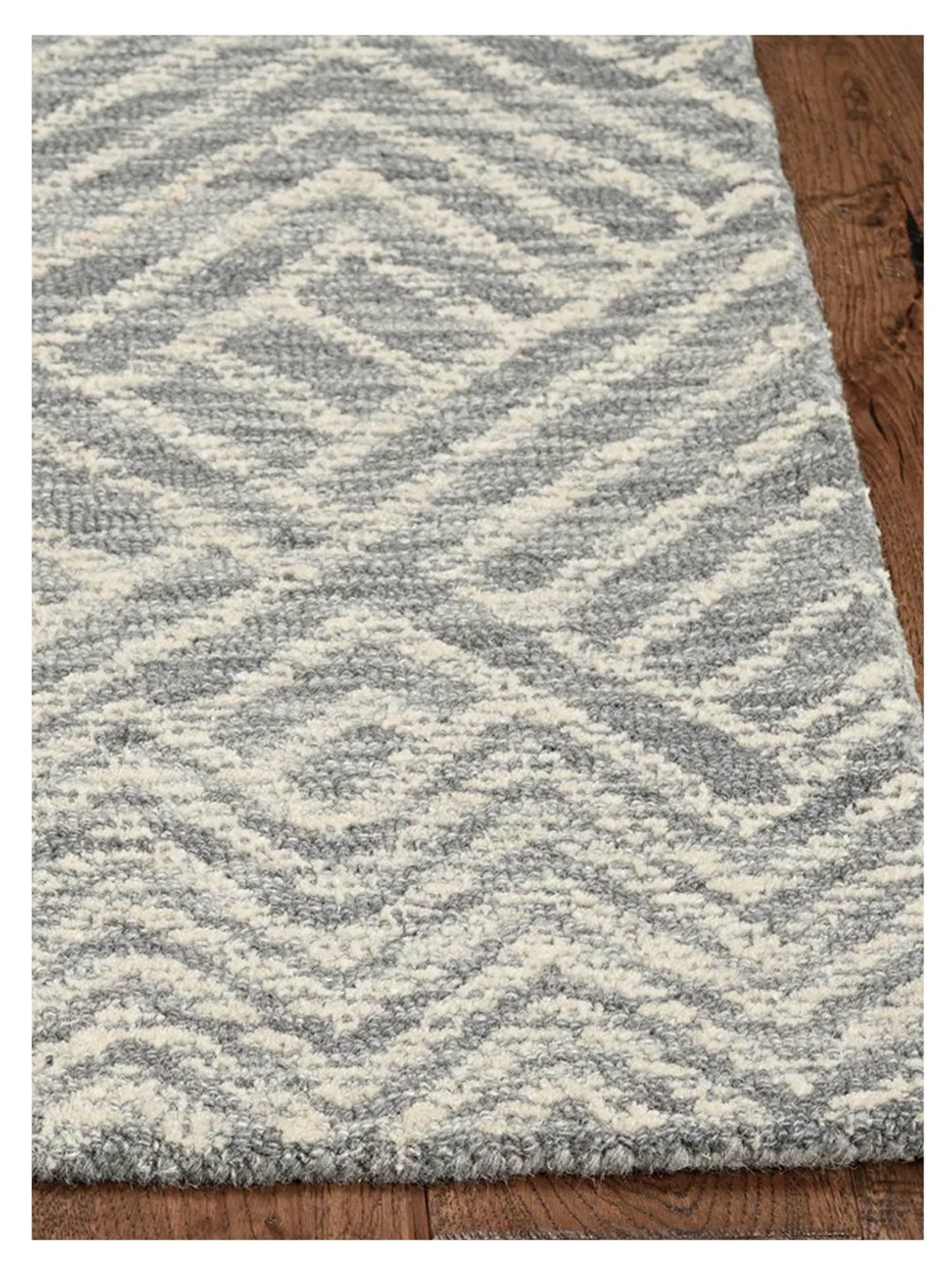 KAS Hudson 2465 Denim Transitional Tufted Rug - Rugs - KAS - Atlanta Designer Rugs