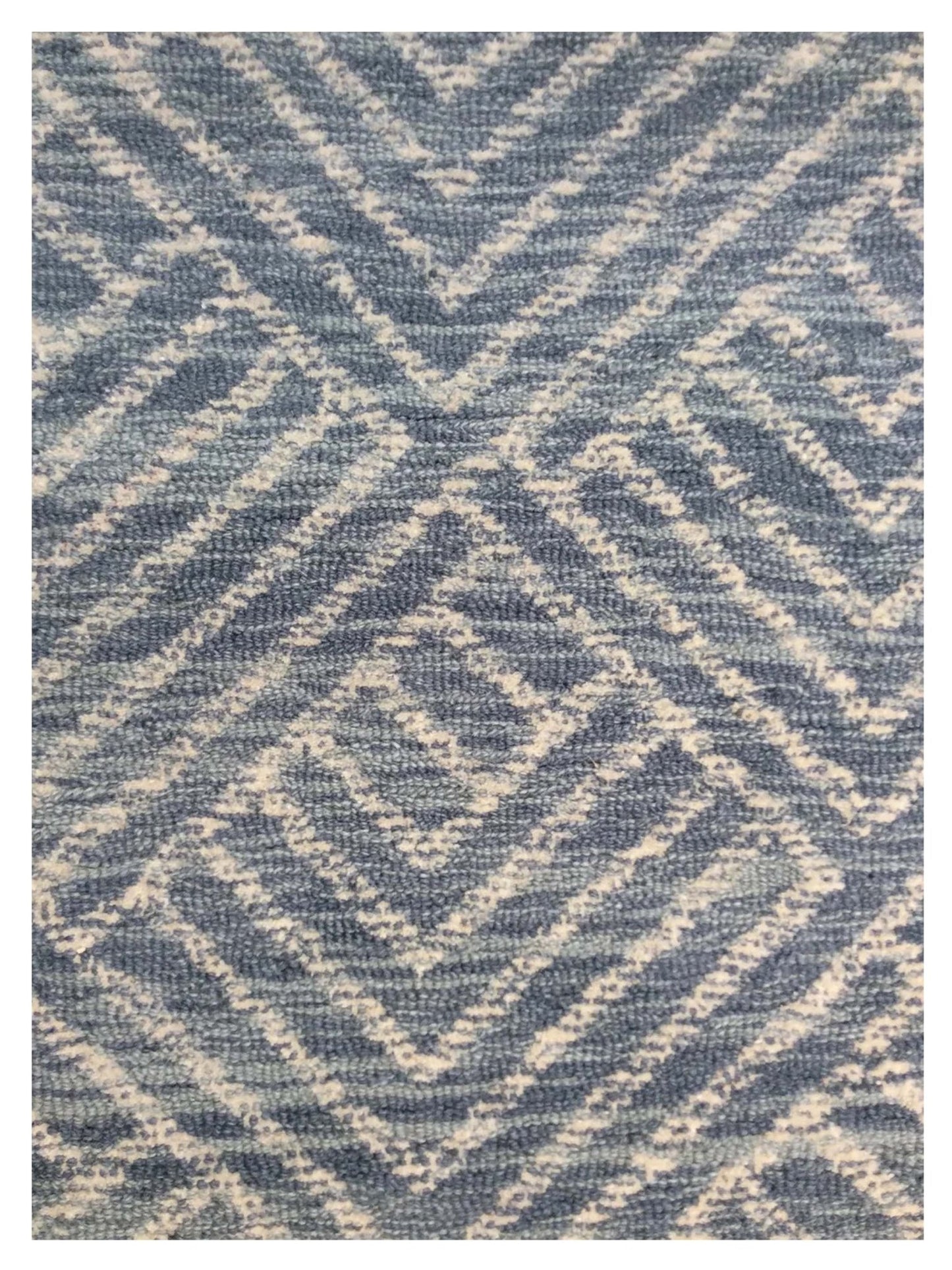 KAS Hudson 2465 Denim Transitional Tufted Rug - Rugs - KAS - Atlanta Designer Rugs