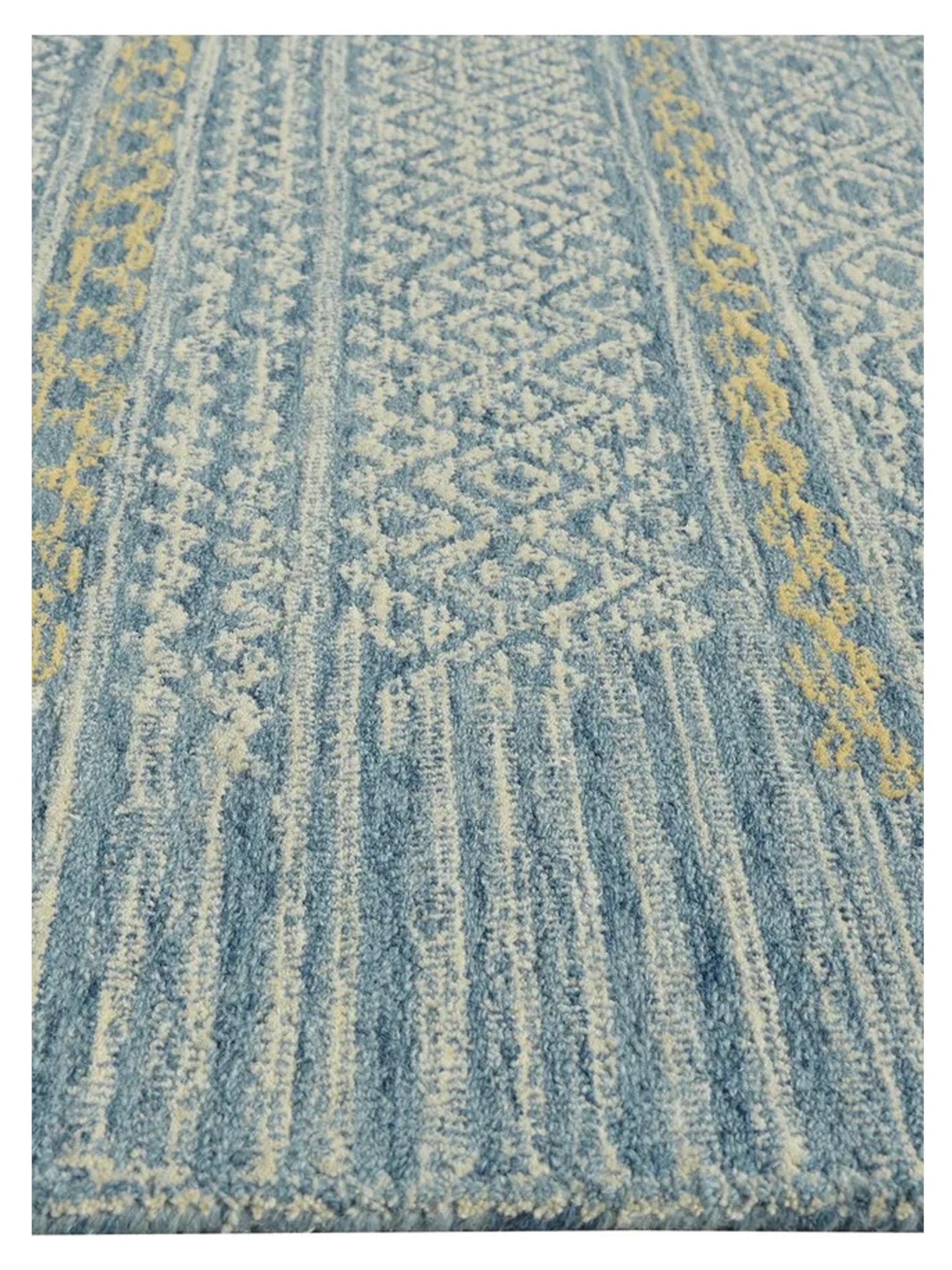 KAS Hudson 2466 Blue Transitional Tufted Rug - Rugs - KAS - Atlanta Designer Rugs