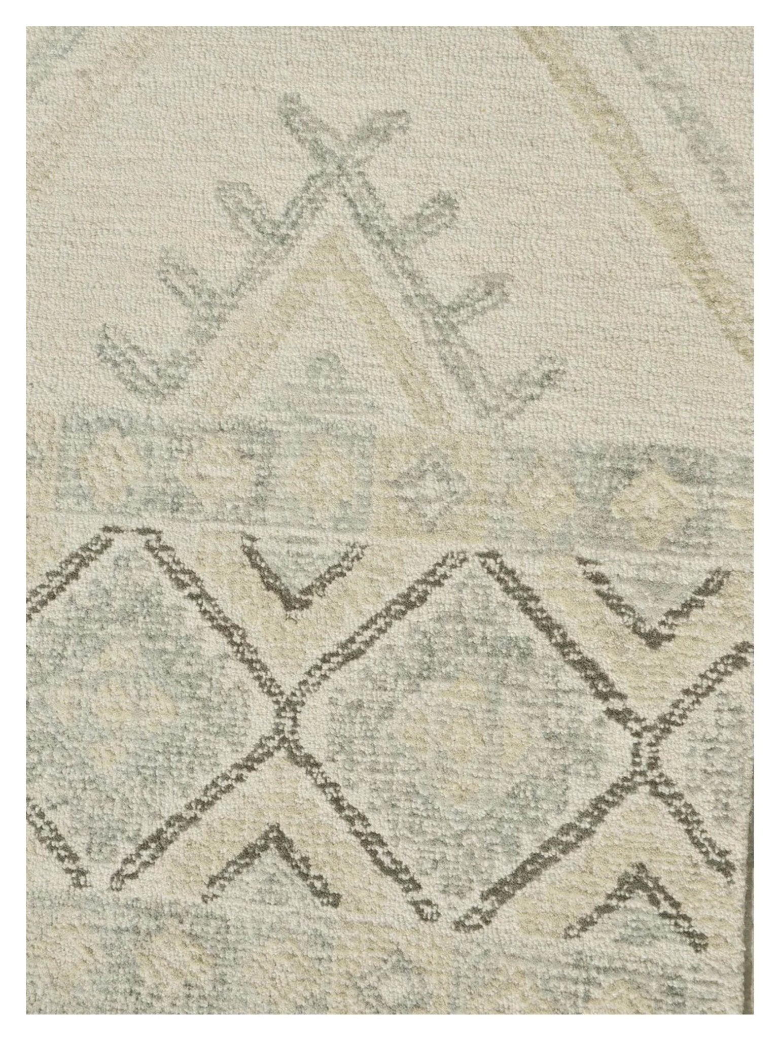 KAS Hudson 2468 Ivory Taupe Transitional Tufted Rug - Rugs - KAS - Atlanta Designer Rugs