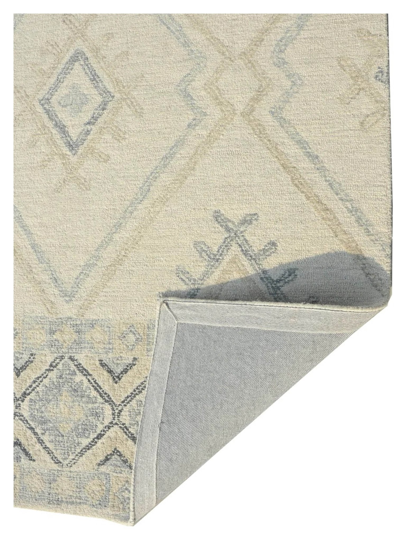 KAS Hudson 2468 Ivory Taupe Transitional Tufted Rug - Rugs - KAS - Atlanta Designer Rugs