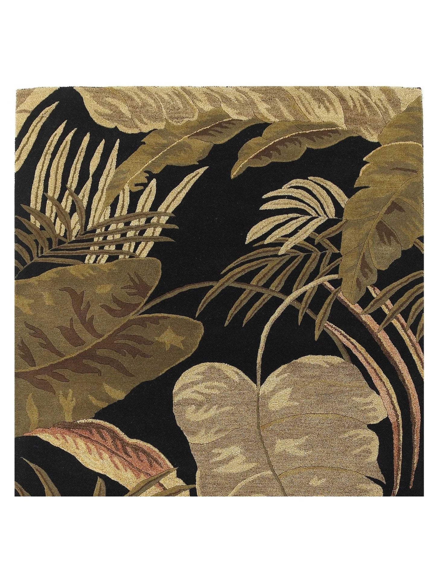 KAS Havana 2616 Midnight Florals & Tropicals Tufted Rug - Rugs - KAS - Atlanta Designer Rugs