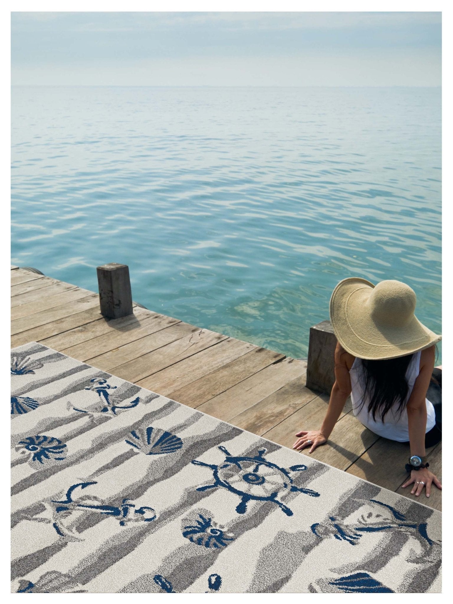 KAS Lucia 2775 Ivory Indoor/Outdoor Machinemade Rug - Rugs - KAS - Atlanta Designer Rugs