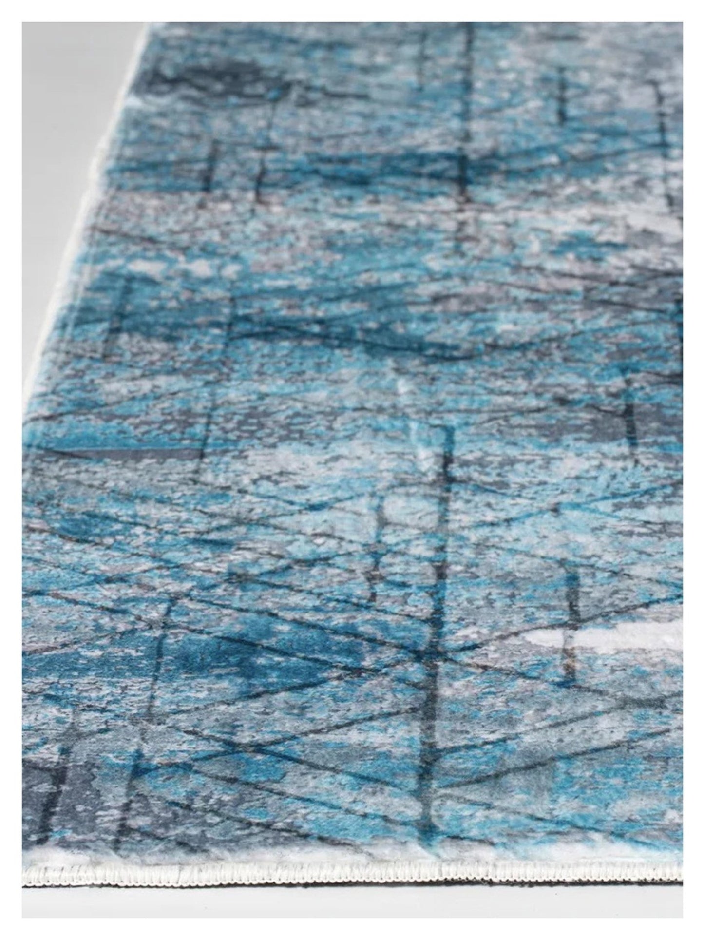 KAS Roxy 2805 Blue Grey Transitional Machinemade Rug - Rugs - KAS - Atlanta Designer Rugs