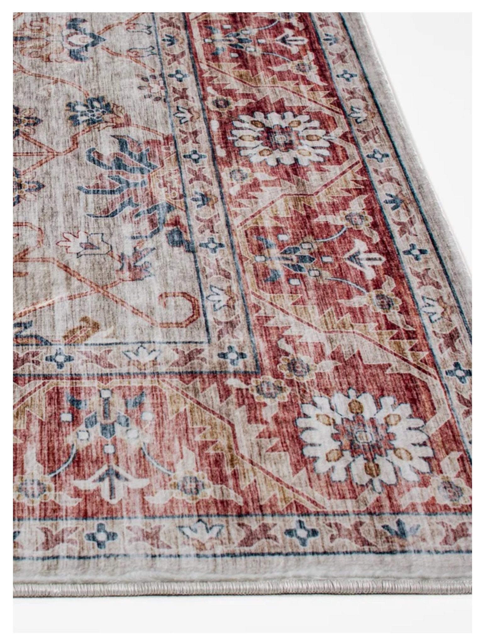 KAS Roxy 2818 Rust Transitional Machinemade Rug - Rugs - KAS - Atlanta Designer Rugs