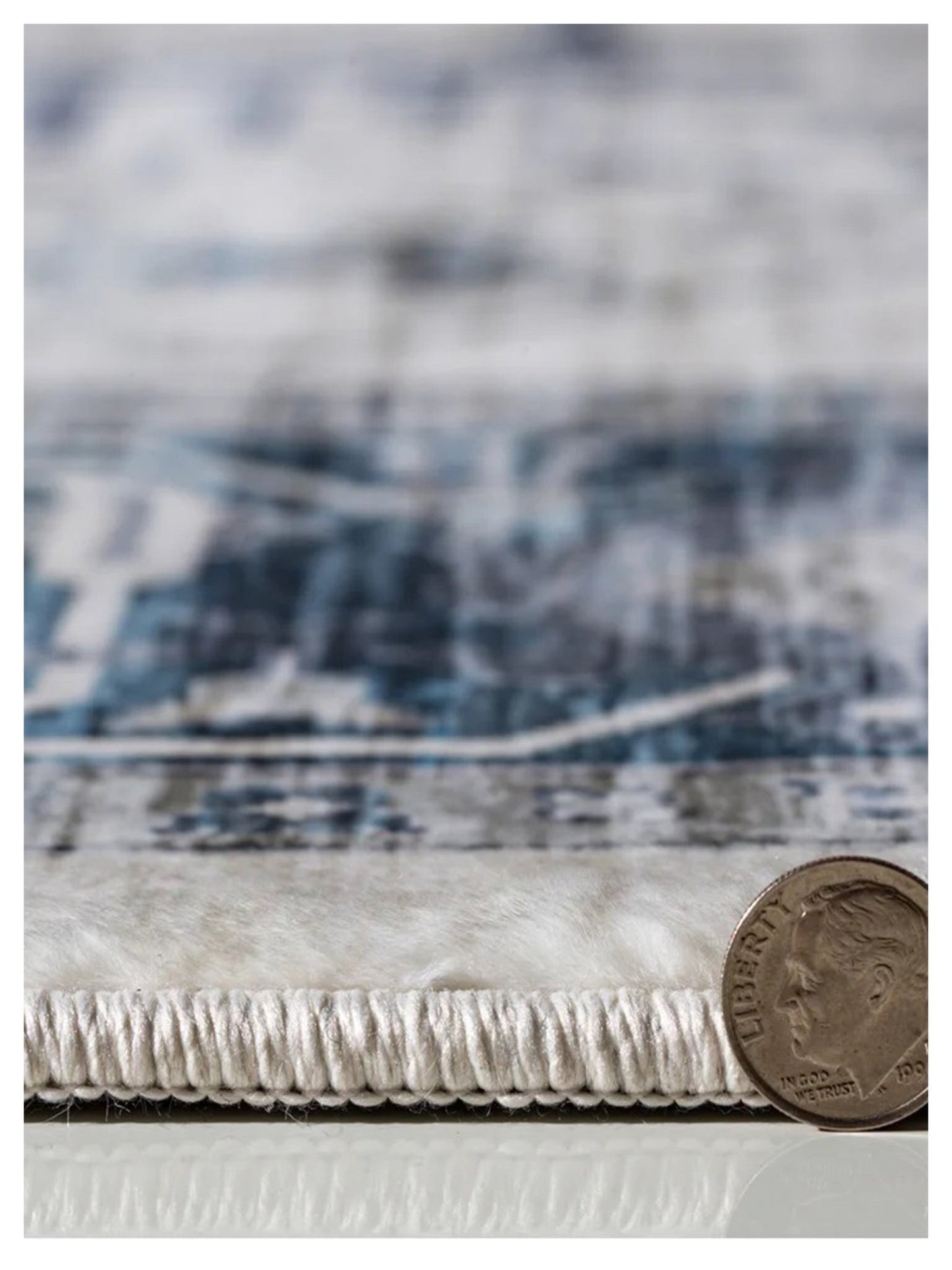 KAS Roxy 2821 Ivory Blue Transitional Machinemade Rug - Rugs - KAS - Atlanta Designer Rugs