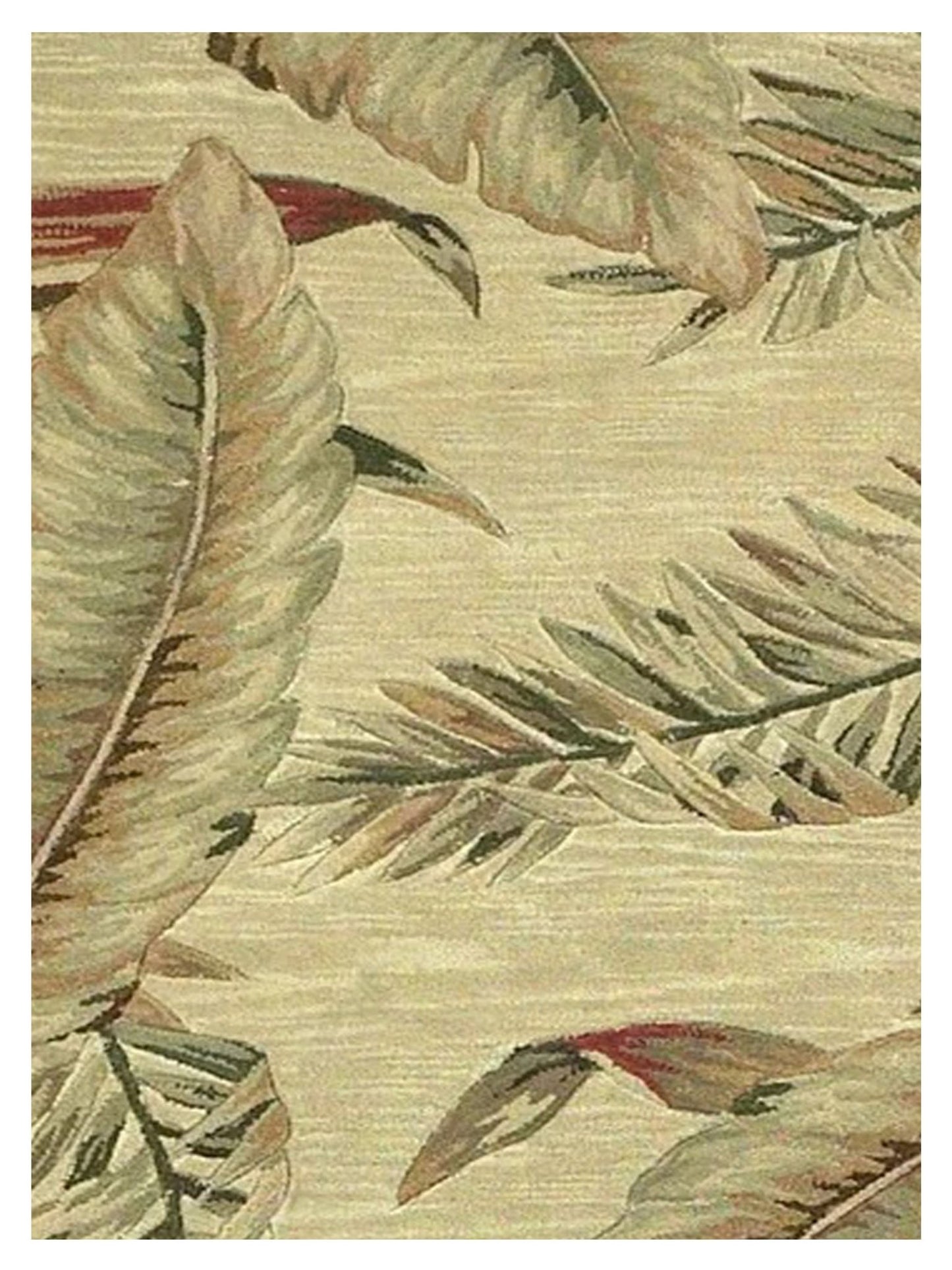 KAS Sparta 3124 Ivory Florals & Tropicals Tufted Rug - Rugs - KAS - Atlanta Designer Rugs