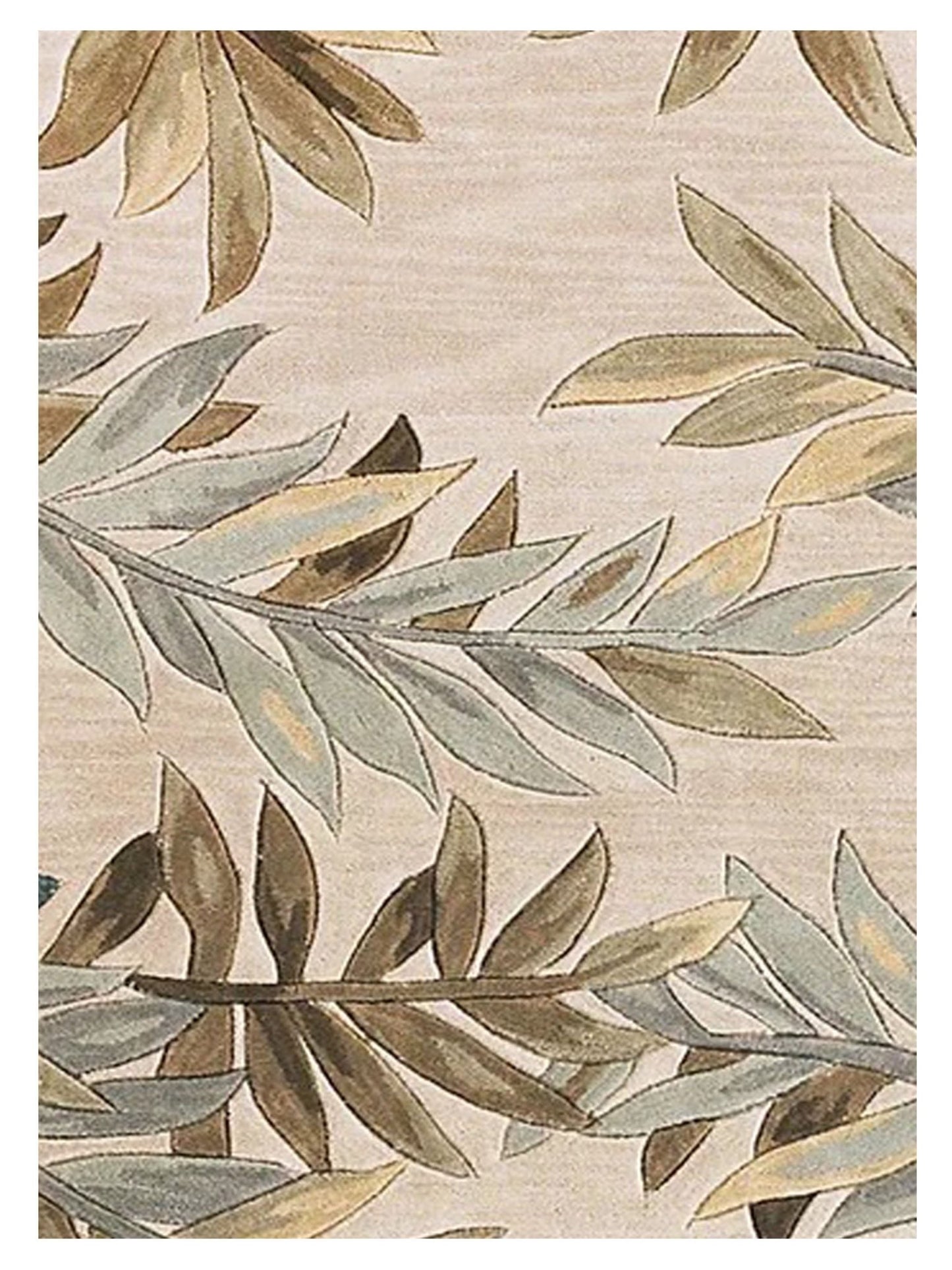 KAS Sparta 3126 Ivory Florals & Tropicals Tufted Rug - Rugs - KAS - Atlanta Designer Rugs