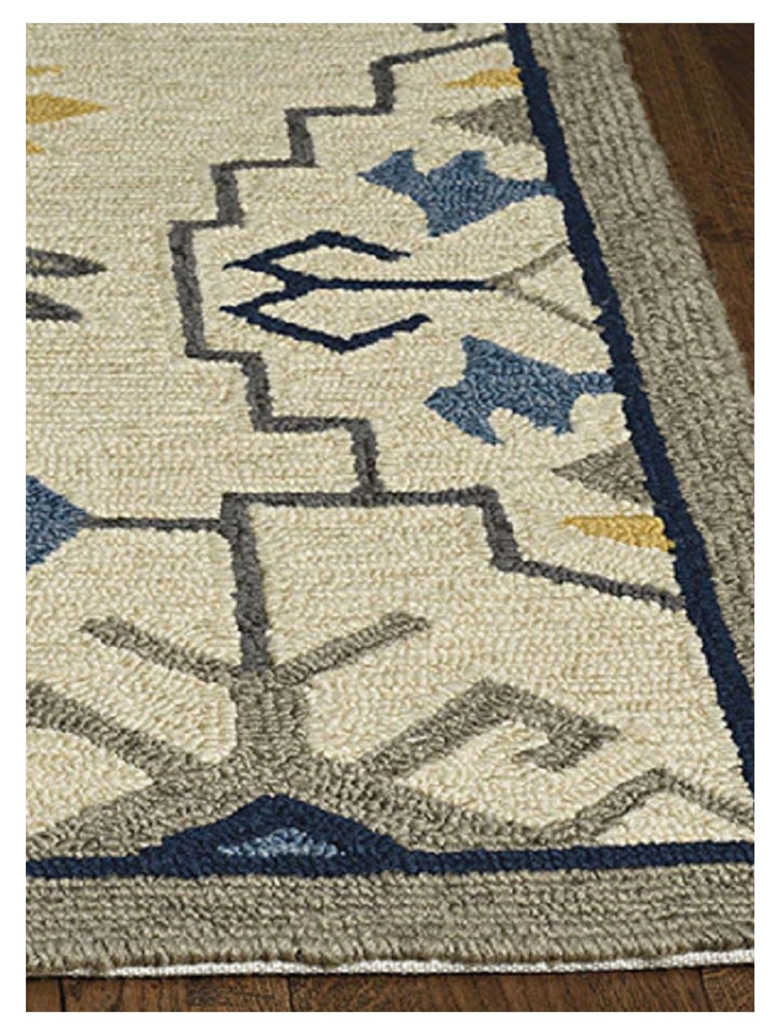 KAS Harbor 4205 Ivory Transitional Knotted Rug - Rugs - KAS - Atlanta Designer Rugs