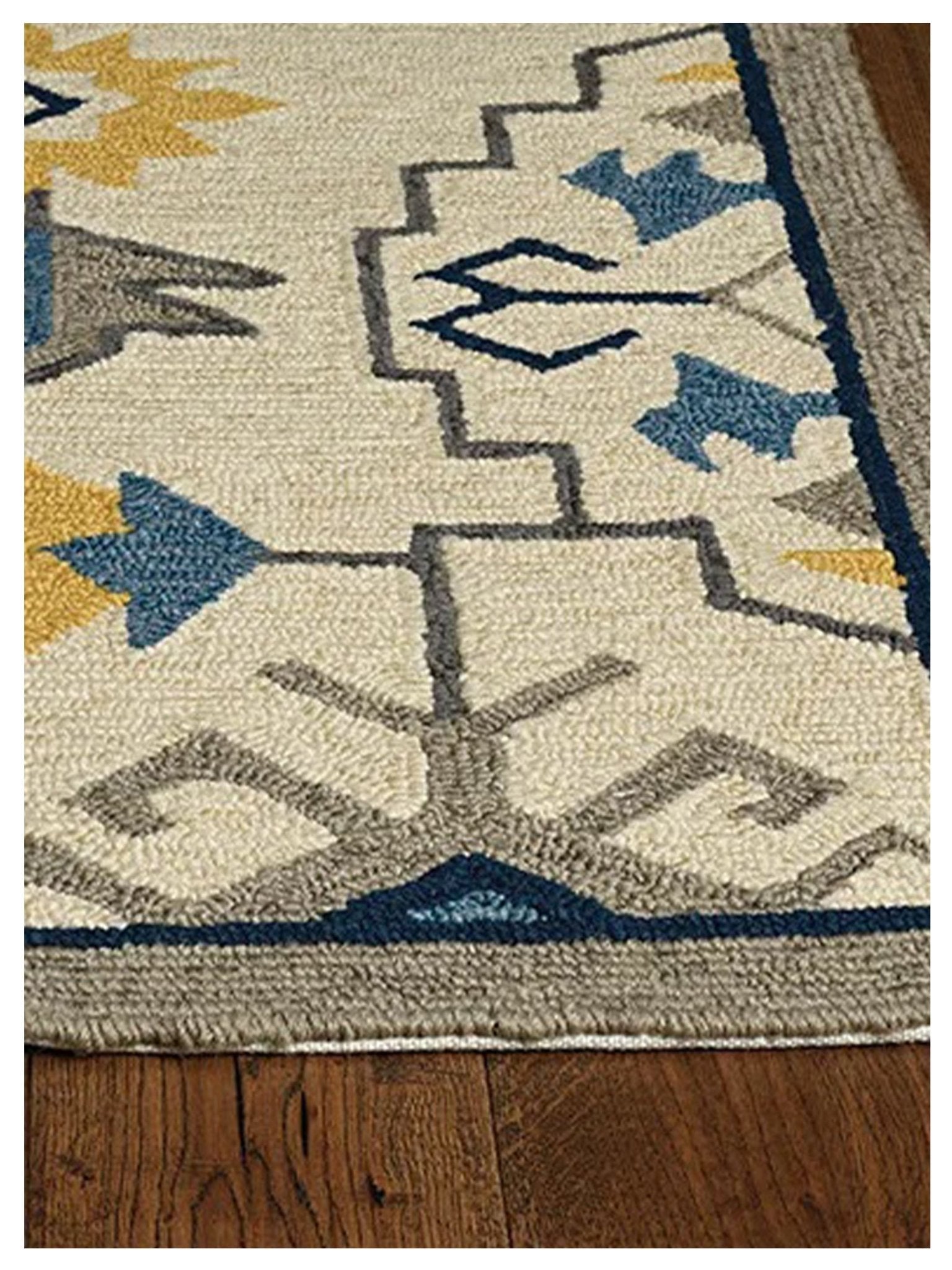 KAS Harbor 4205 Ivory Transitional Knotted Rug - Rugs - KAS - Atlanta Designer Rugs