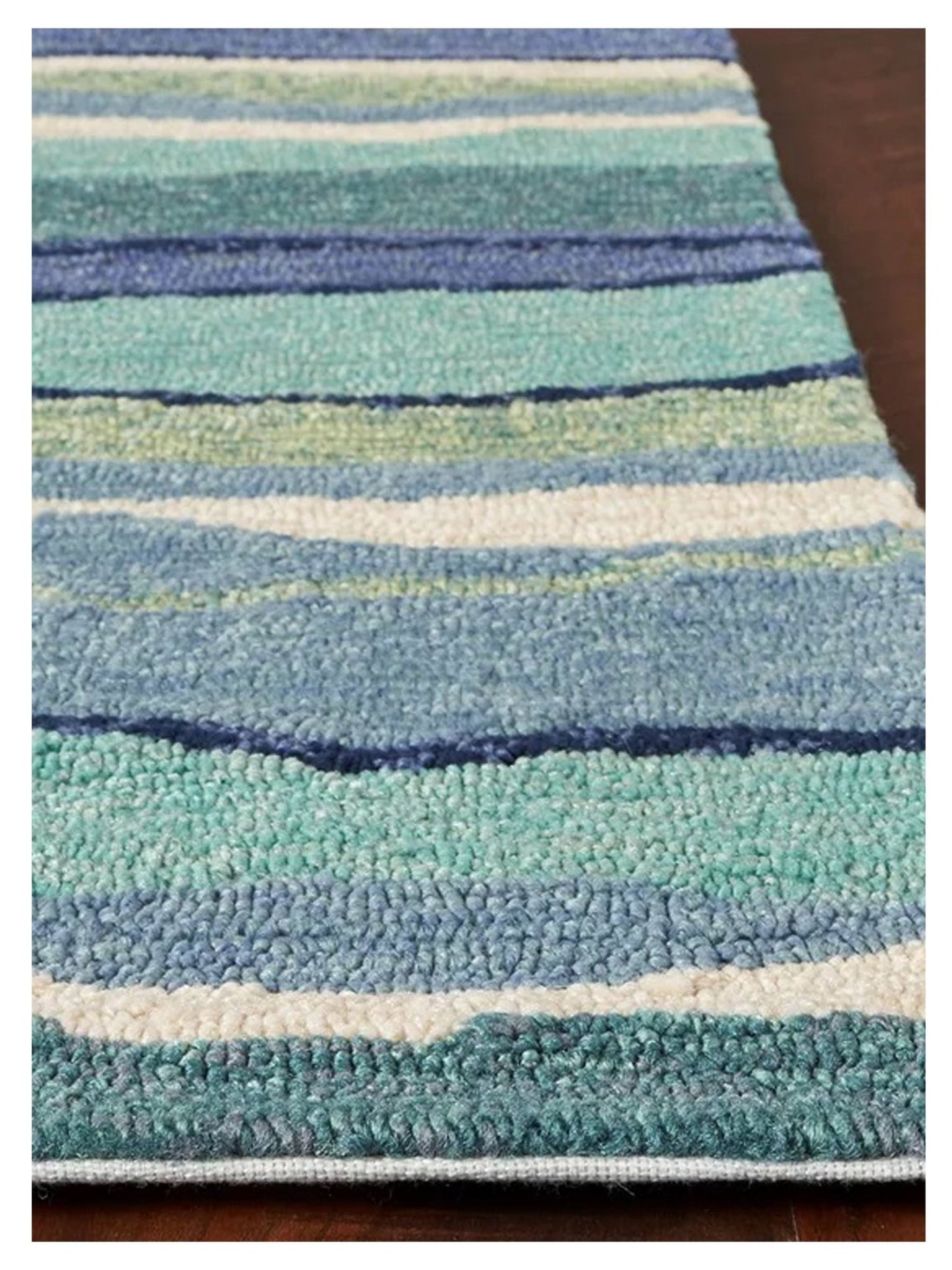 KAS Harbor 4216 Ocean Indoor/Outdoor Knotted Rug - Rugs - KAS - Atlanta Designer Rugs