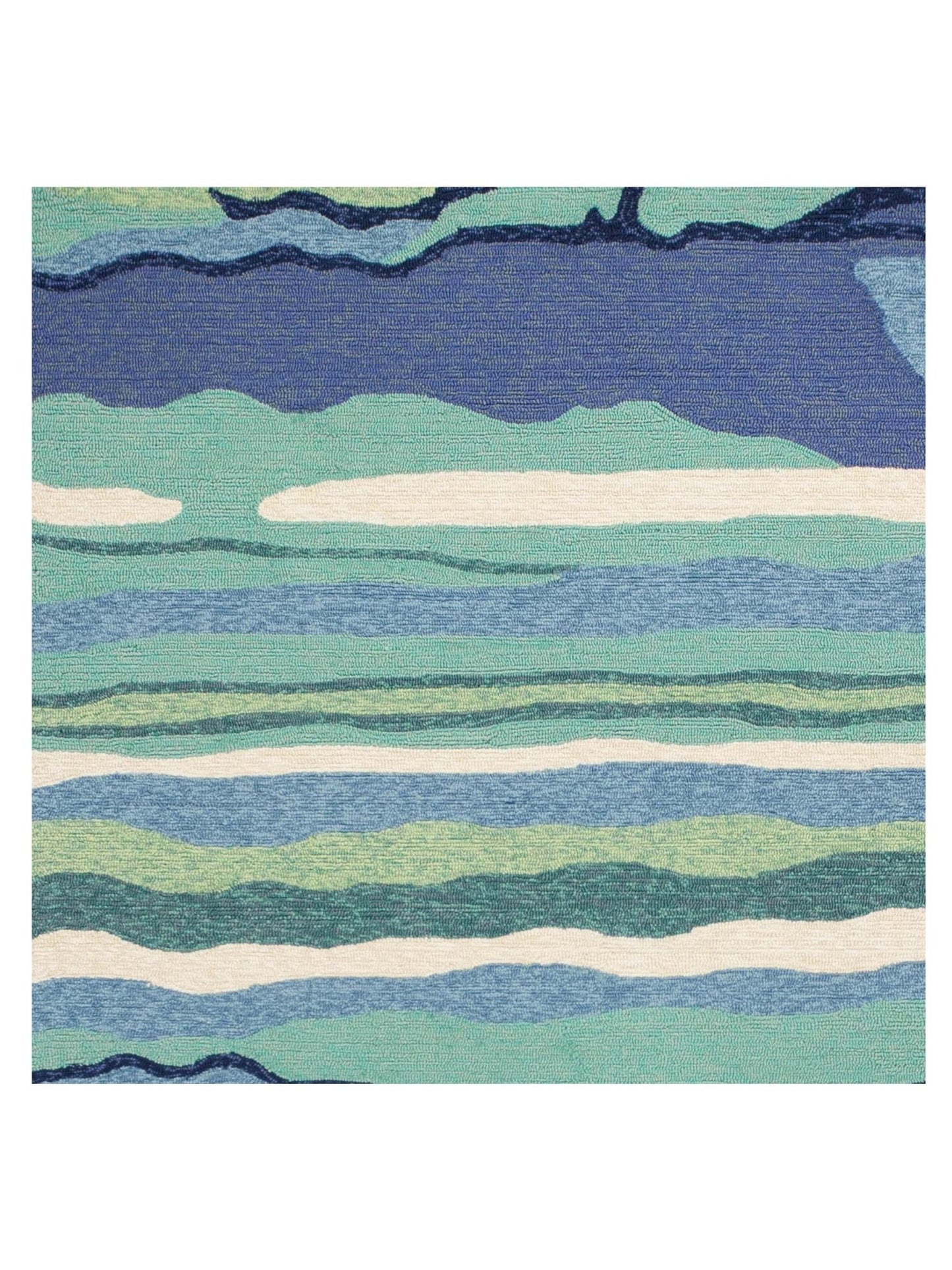 KAS Harbor 4216 Ocean Indoor/Outdoor Knotted Rug - Rugs - KAS - Atlanta Designer Rugs