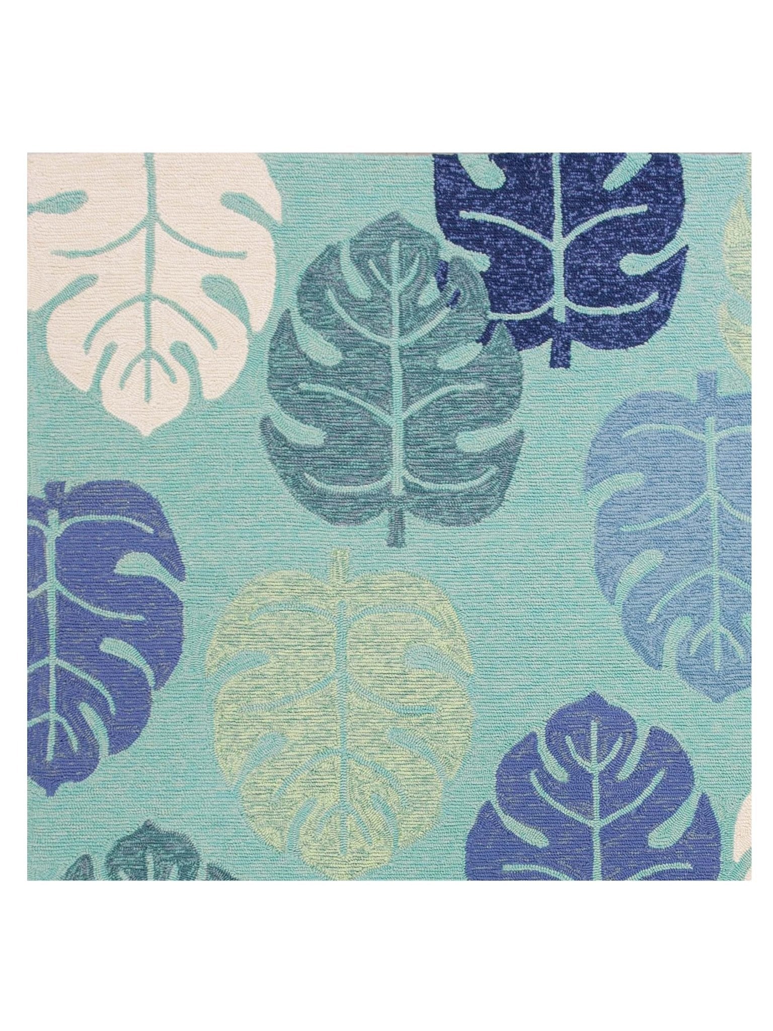 KAS Harbor 4228 Turquoise Indoor/Outdoor Knotted Rug - Rugs - KAS - Atlanta Designer Rugs