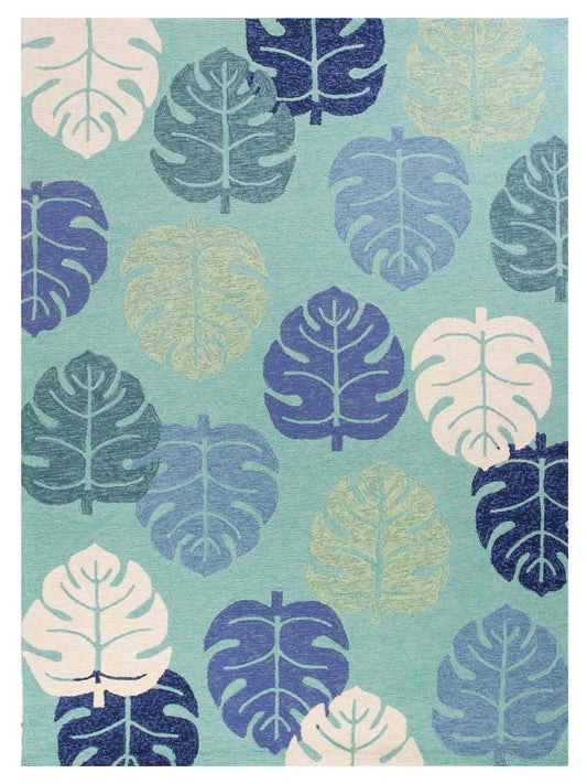 KAS Harbor 4228 Turquoise Indoor/Outdoor Knotted Rug - Rugs - KAS - Atlanta Designer Rugs