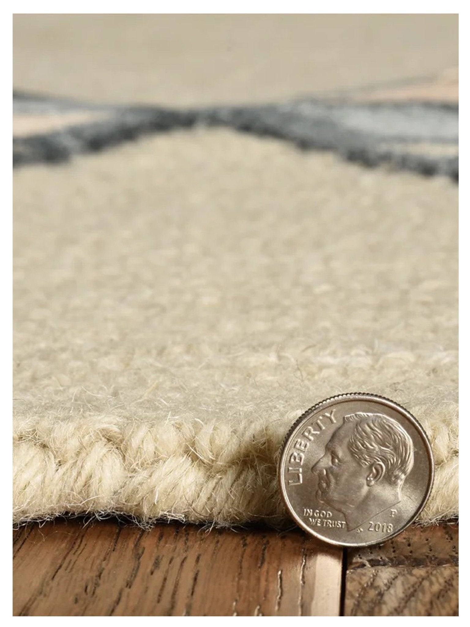 KAS Libby Langdon Upton 4307 Cream Transitional Tufted Rug - Rugs - KAS - Atlanta Designer Rugs