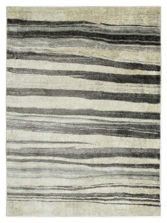 KAS Hue 4717 Beige Grey Transitional Machinemade Rug - Rugs - KAS - Atlanta Designer Rugs