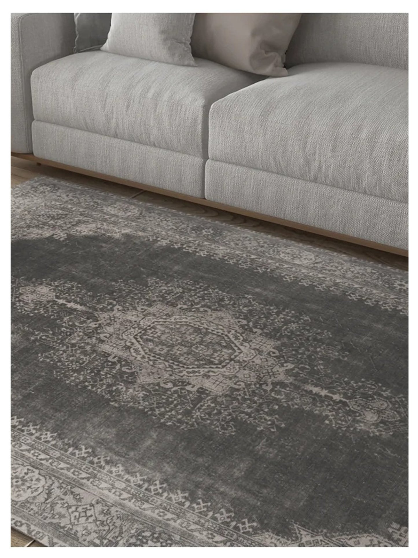 KAS London 4803 Grey Transitional Machinemade Rug - Rugs - KAS - Atlanta Designer Rugs