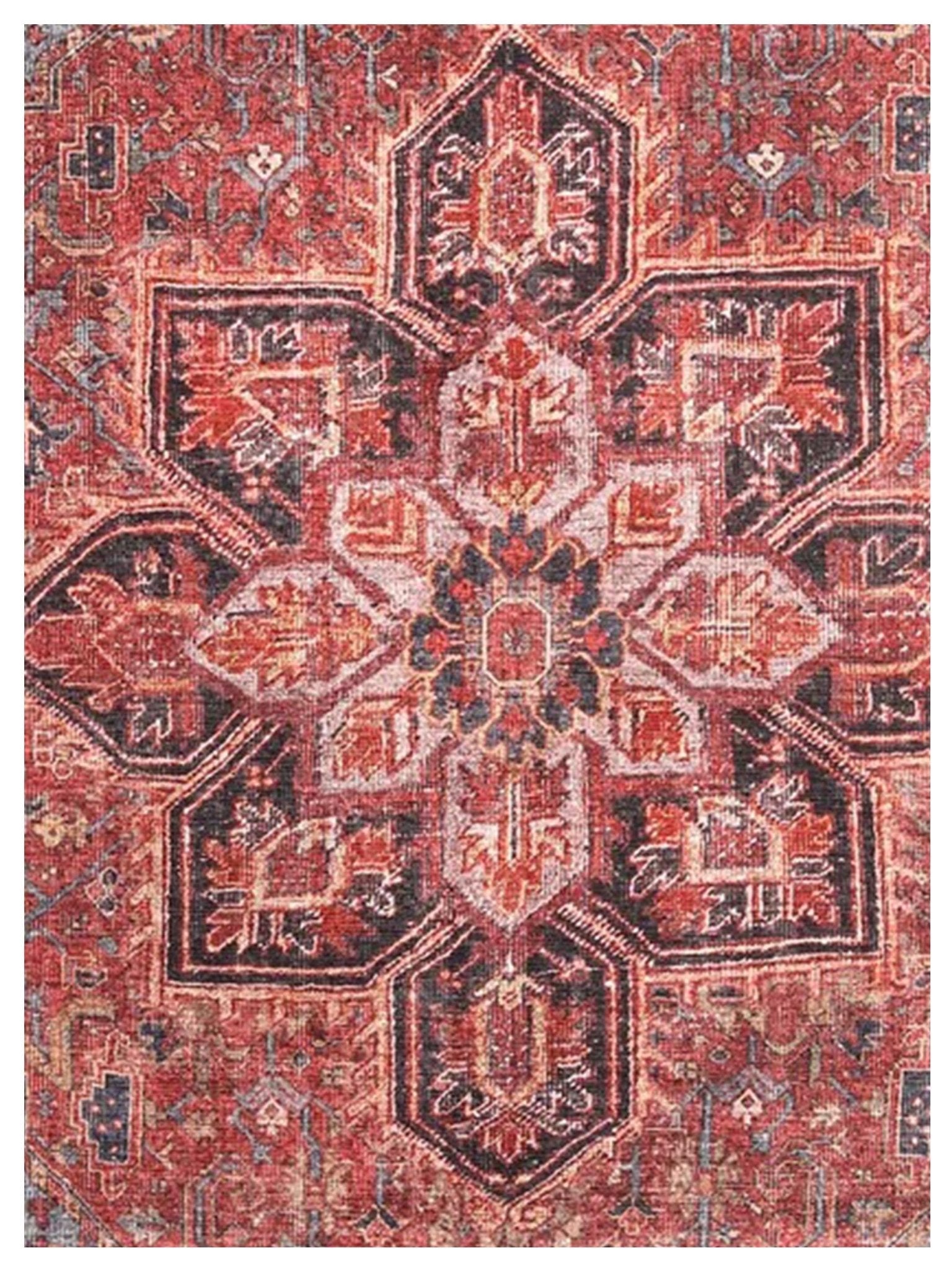 KAS London 4805 Red Transitional Machinemade Rug - Rugs - KAS - Atlanta Designer Rugs