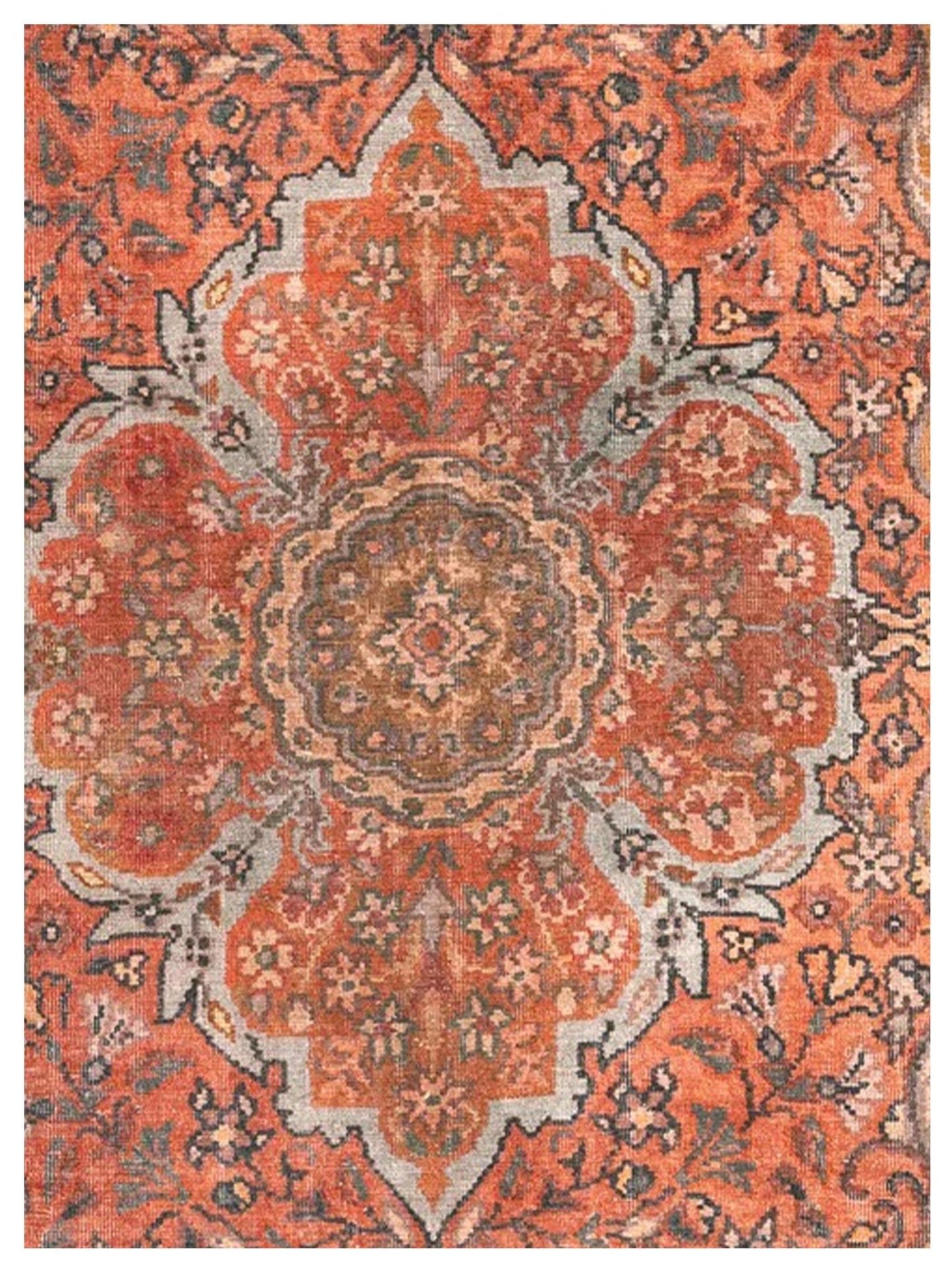 KAS London 4806 Rust Transitional Machinemade Rug - Rugs - KAS - Atlanta Designer Rugs