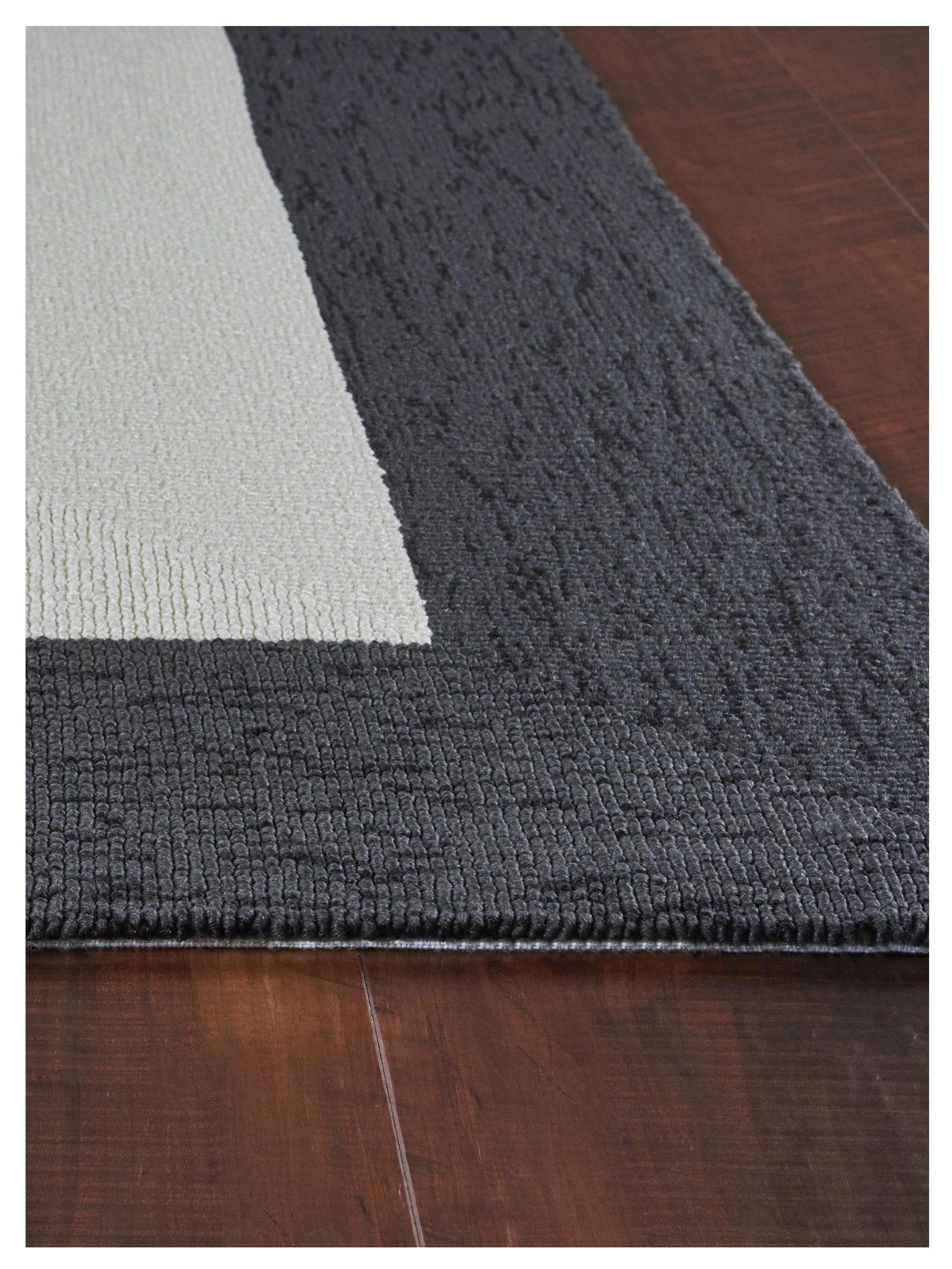 KAS Libby Langdon Hamptons 5228 Charcoal Indoor/Outdoor Tufted Rug - Rugs - KAS - Atlanta Designer Rugs