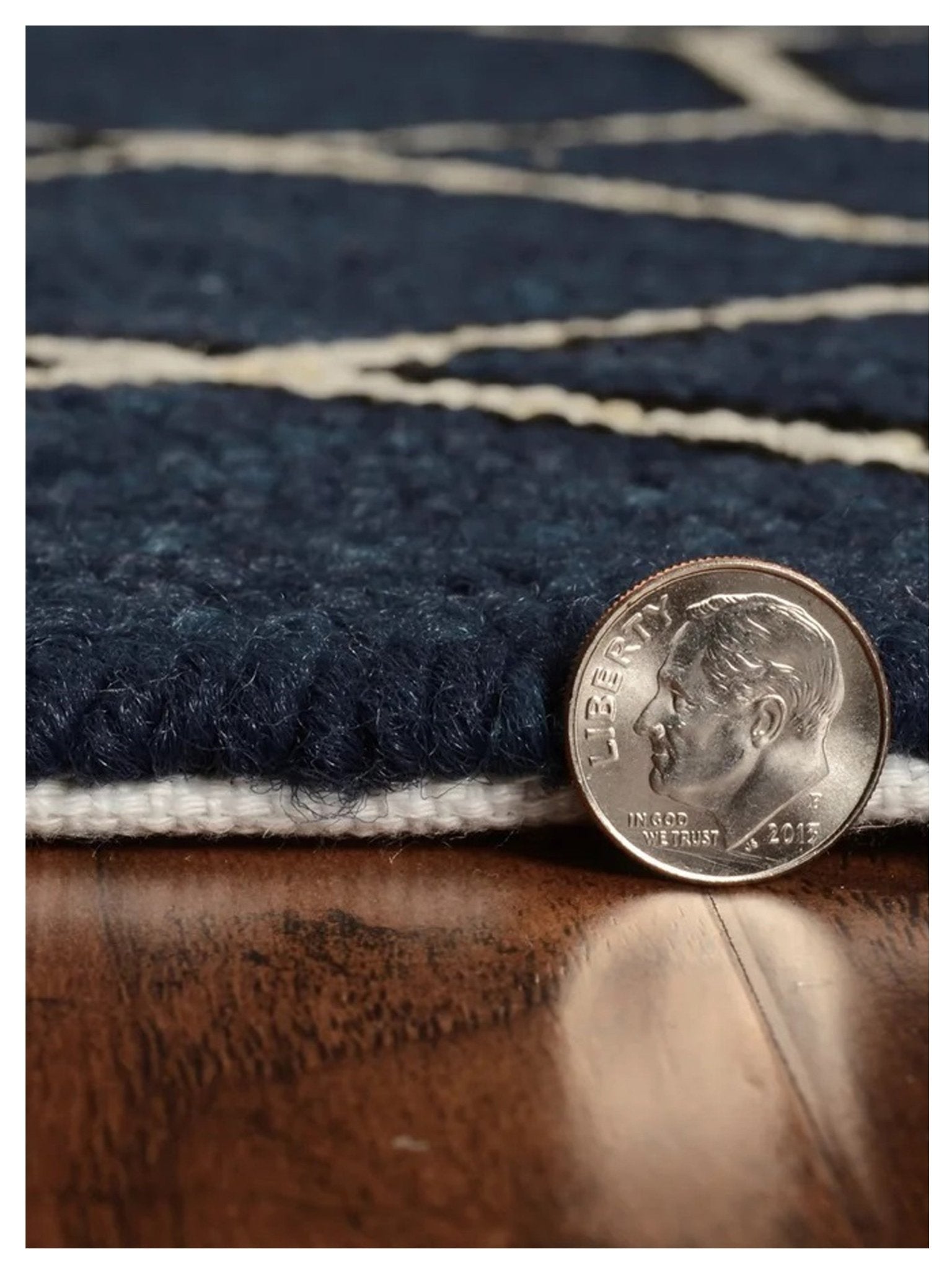 KAS Libby Langdon Hamptons 5230 Navy Indoor/Outdoor Tufted Rug - Rugs - KAS - Atlanta Designer Rugs