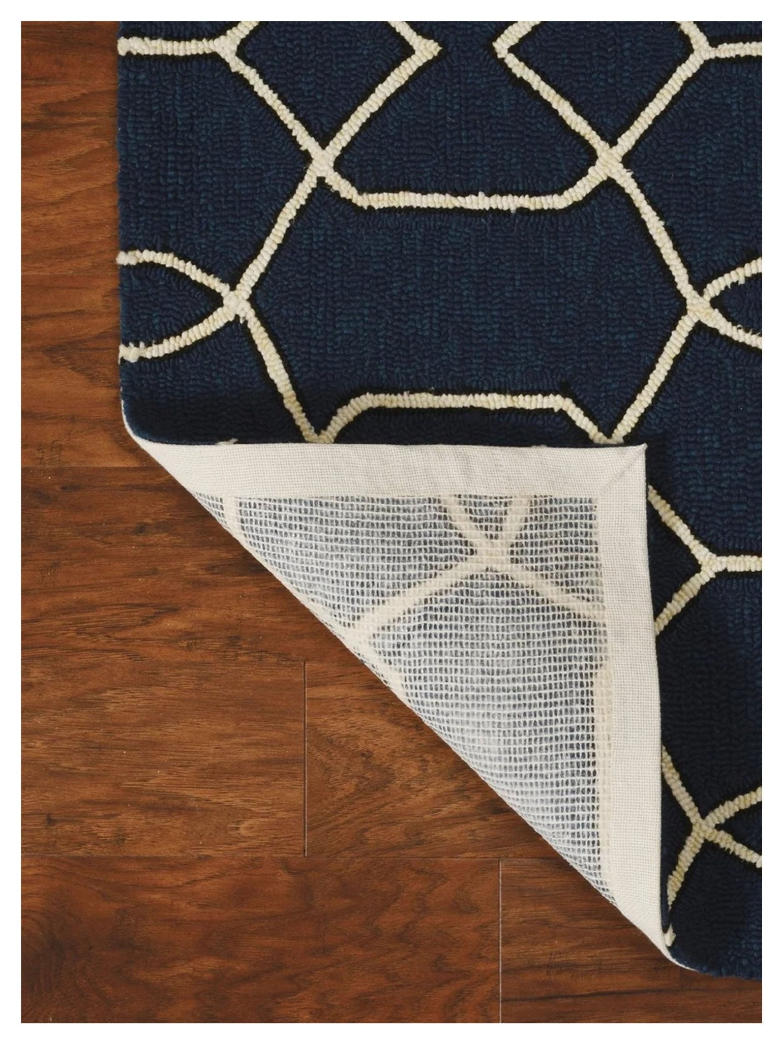 KAS Libby Langdon Hamptons 5230 Navy Indoor/Outdoor Tufted Rug - Rugs - KAS - Atlanta Designer Rugs