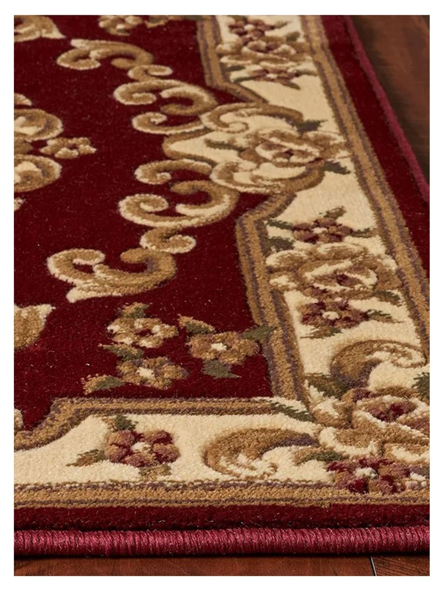 KAS Corinthian 5308 Red Ivory Classics Machinemade Rug - Rugs - KAS - Atlanta Designer Rugs