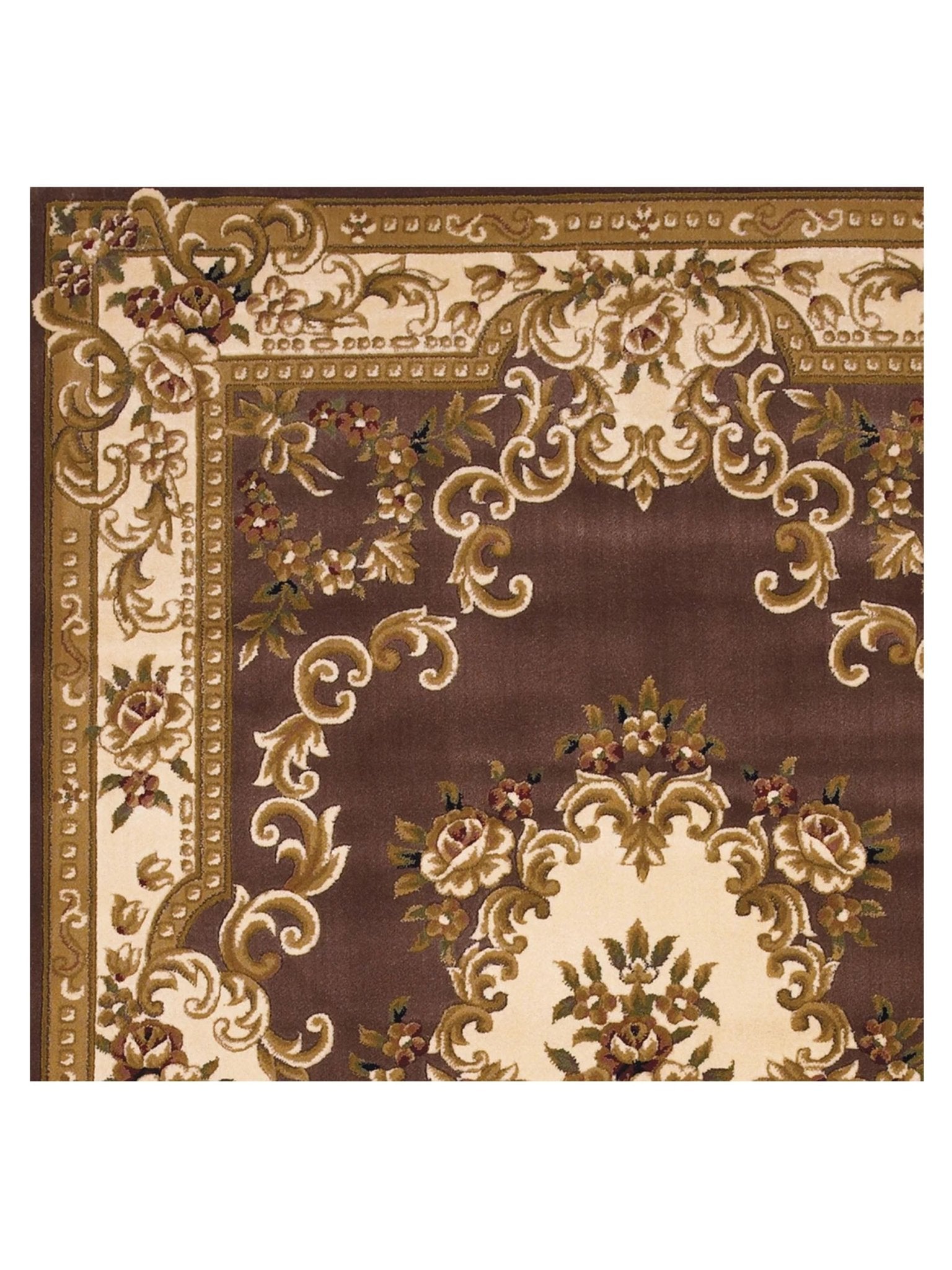 KAS Corinthian 5313 Plum Ivory Classics Machinemade Rug - Rugs - KAS - Atlanta Designer Rugs