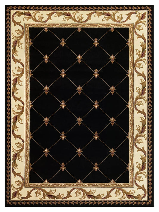 KAS Corinthian 5321 Black Classics Machinemade Rug - Rugs - KAS - Atlanta Designer Rugs