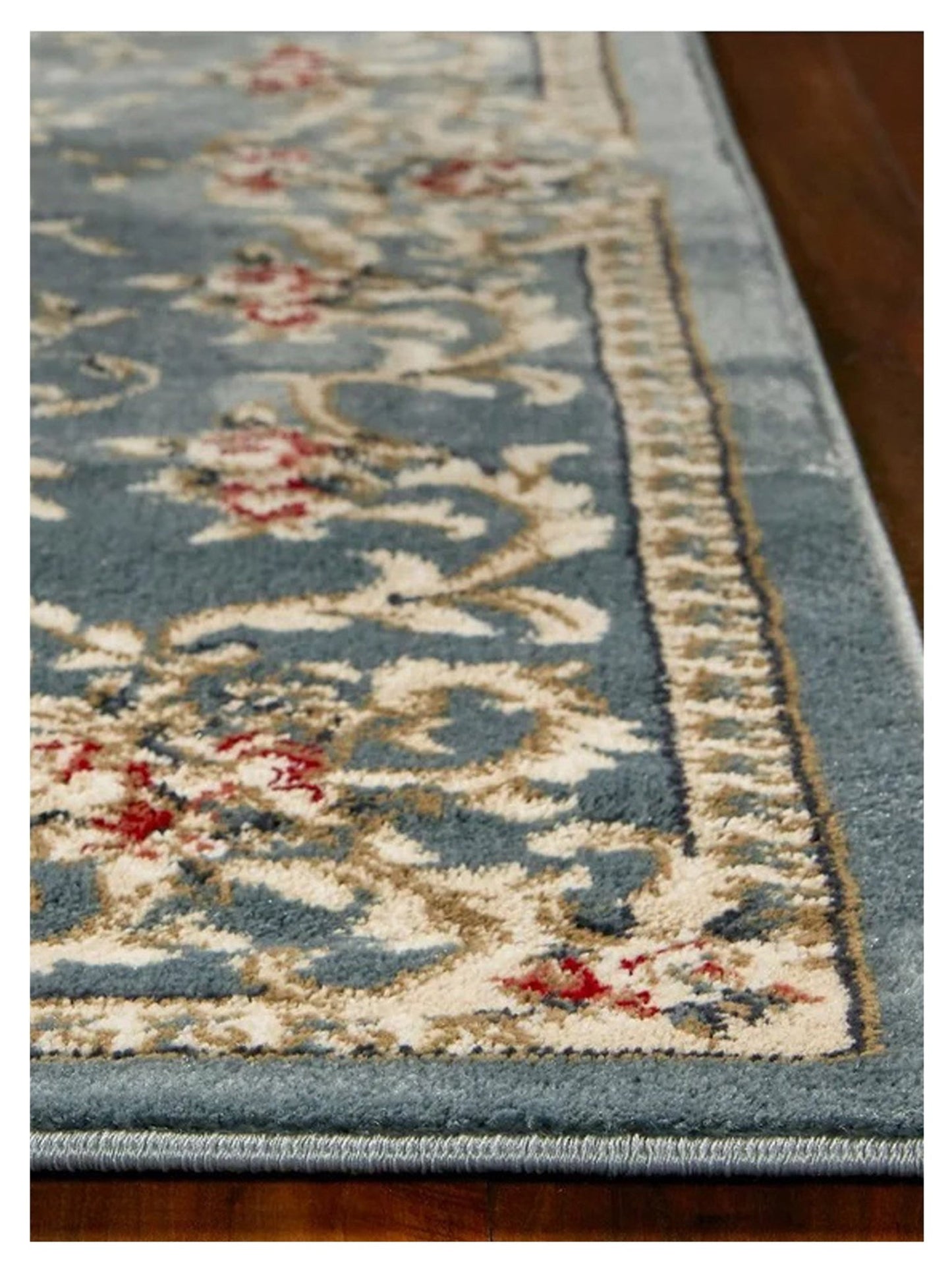 KAS AVALON 5602 Slate Blue Traditional Machinemade Rug - Rugs - KAS - Atlanta Designer Rugs