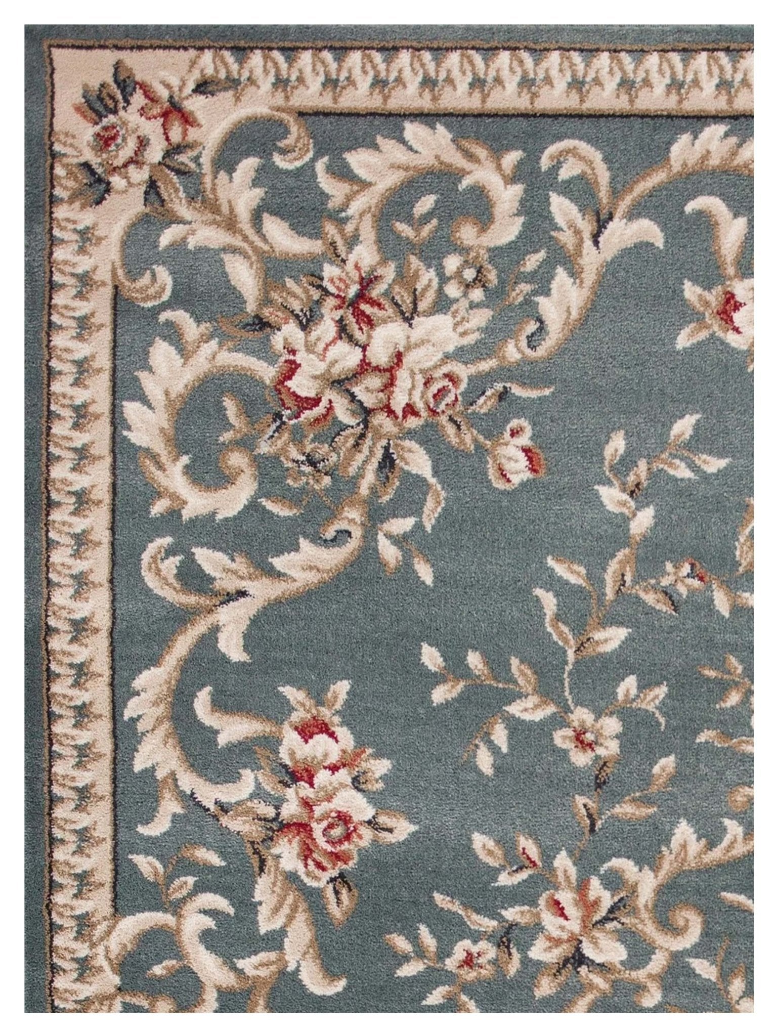 KAS AVALON 5602 Slate Blue Traditional Machinemade Rug - Rugs - KAS - Atlanta Designer Rugs