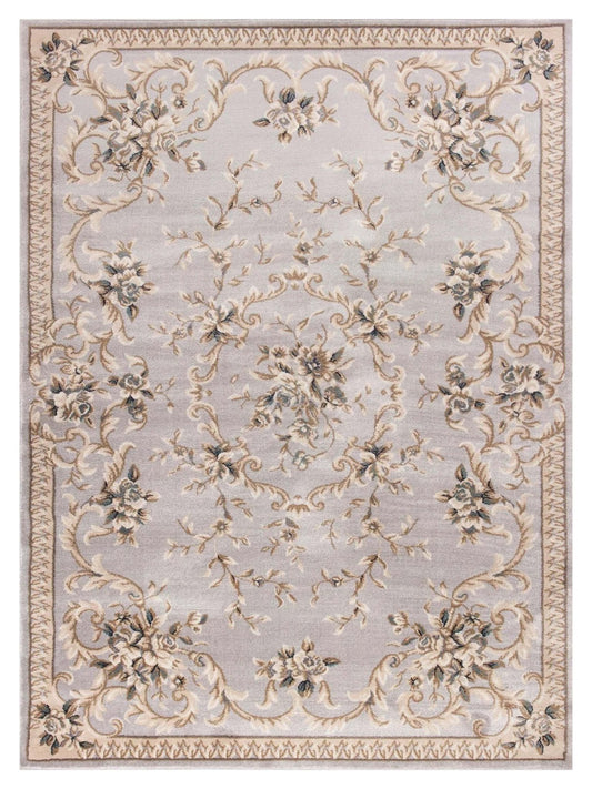 KAS AVALON 5604 Light Grey Traditional Machinemade Rug - Rugs - KAS - Atlanta Designer Rugs