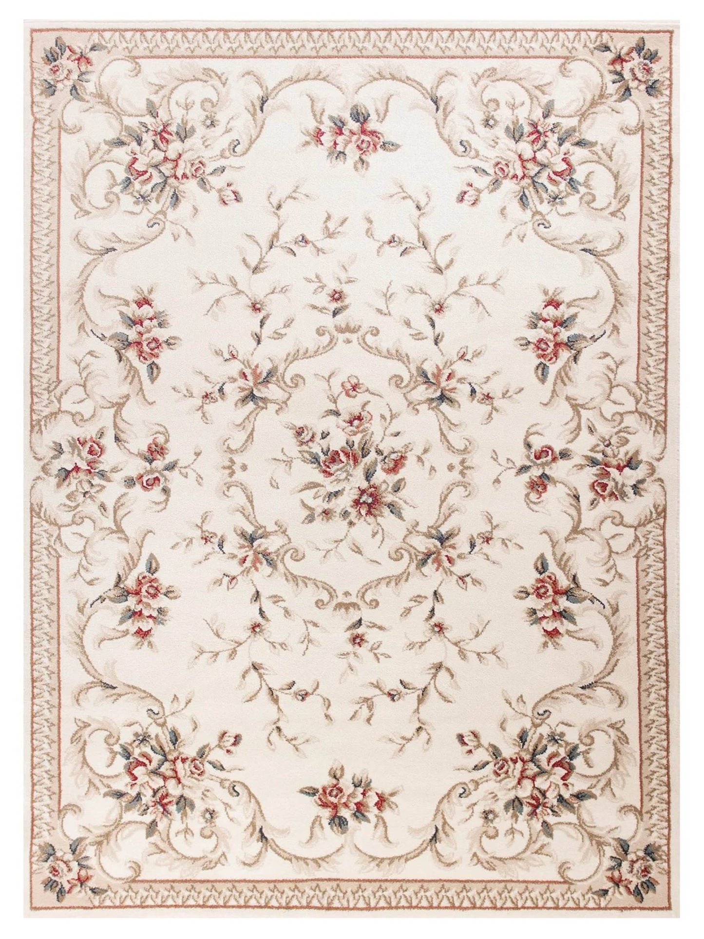 KAS AVALON 5606 Ivory Traditional Machinemade Rug - Rugs - KAS - Atlanta Designer Rugs